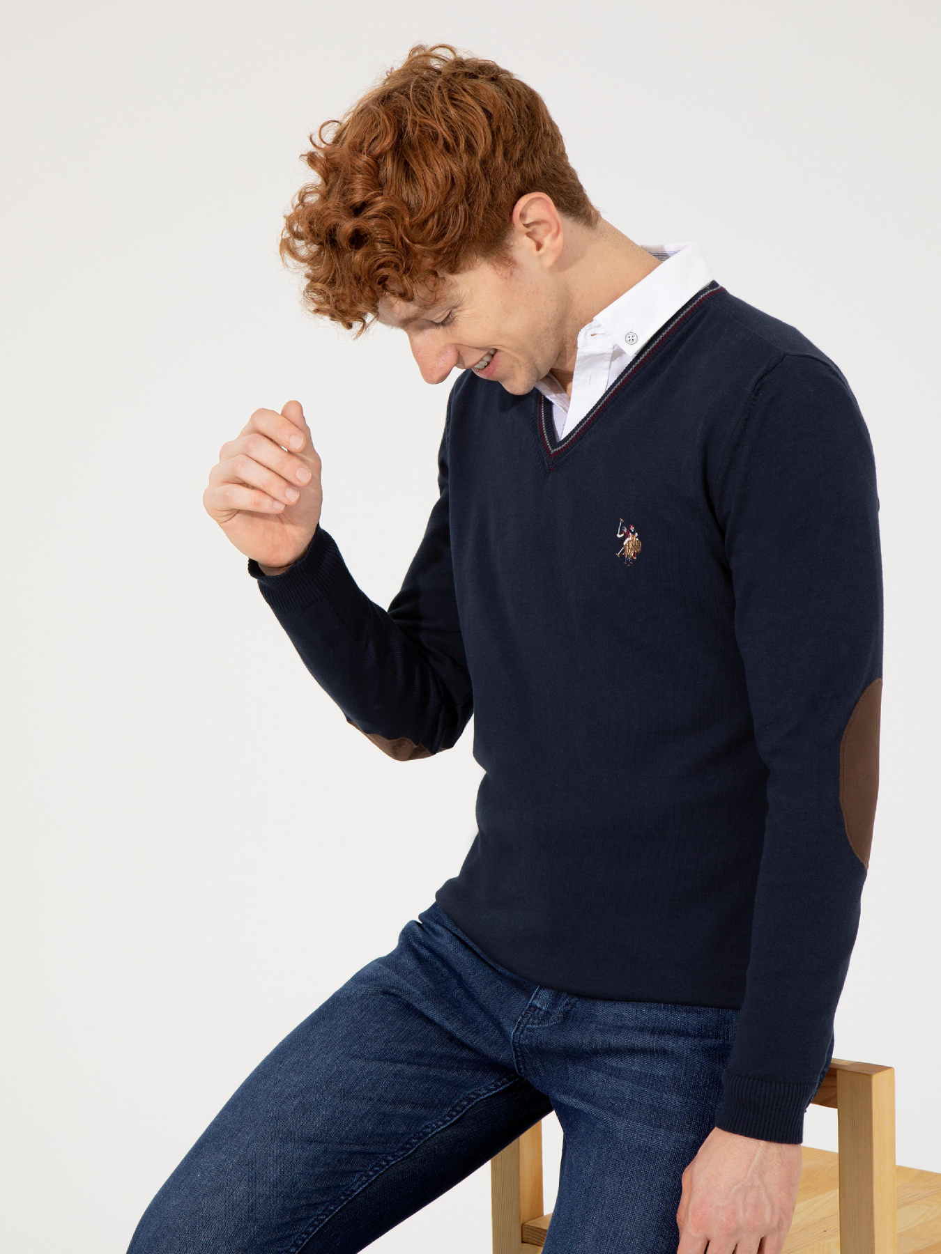 Джемпер US Polo модель G081SZ0TK.000.1428976.VR033 Фото