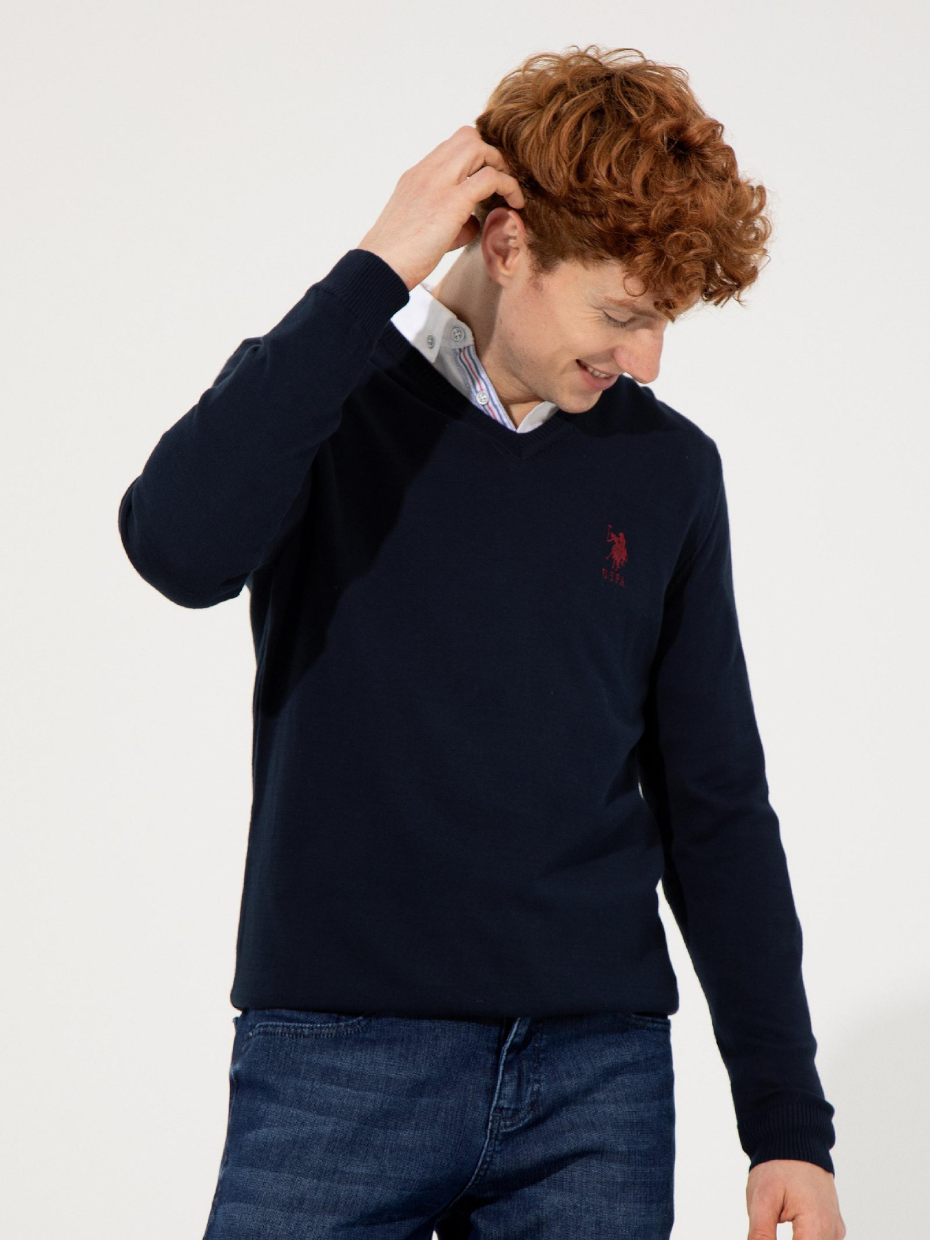 Джемпер US Polo модель G081GL0TK.000.1428987.VR033 Фото