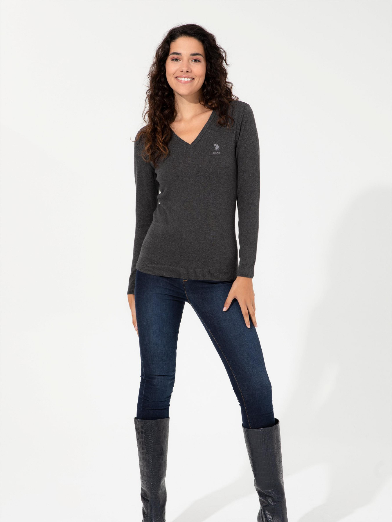 Джемпер US Polo модель G082GL0TK.000.1430189.VR081 Фото