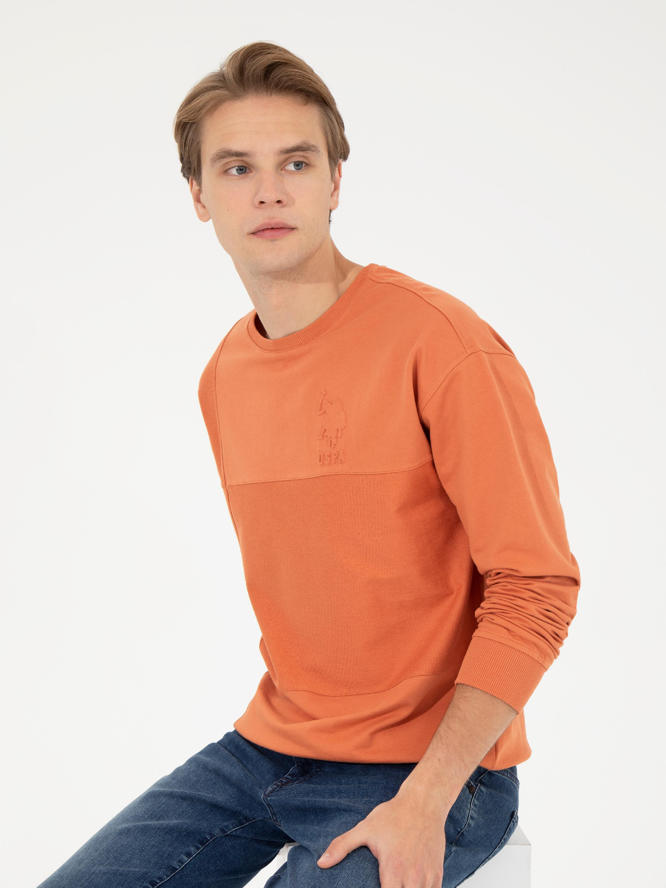 Свитшот US Polo модель G081SZ082.000.1454756.VR031 Фото