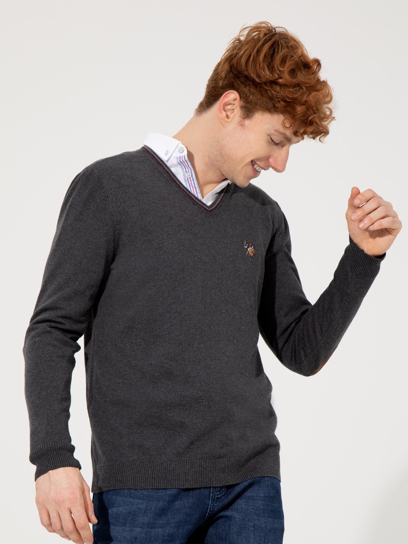 Джемпер US Polo модель G081SZ0TK.000.1428976.VR006 Джемпер US Polo модель G081SZ0TK.000.1428976.VR006 Фото