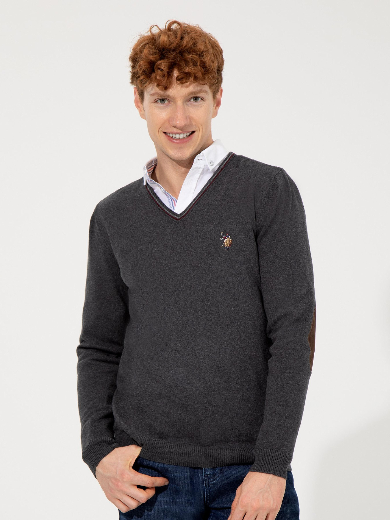 Джемпер US Polo модель G081SZ0TK.000.1428976.VR006 Джемпер US Polo модель G081SZ0TK.000.1428976.VR006 Фото