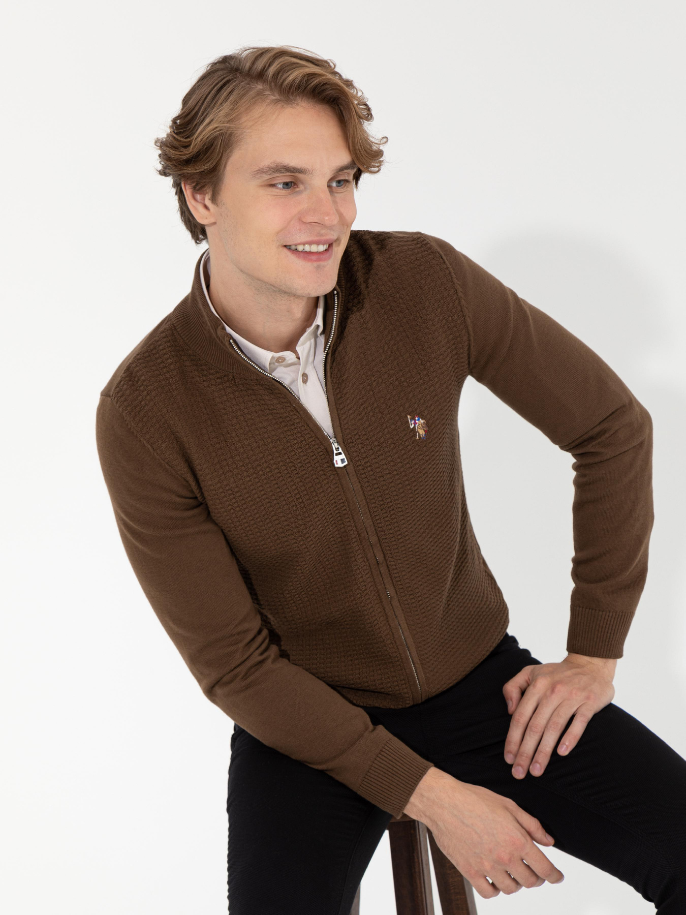 Кардиган US Polo модель G081SZ0TH.000.1428930.VR153 Фото