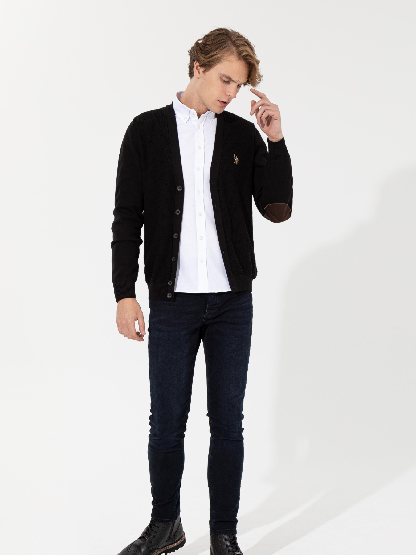 Кардиган US Polo модель G081SZ0TH.000.1428933.VR046 Фото