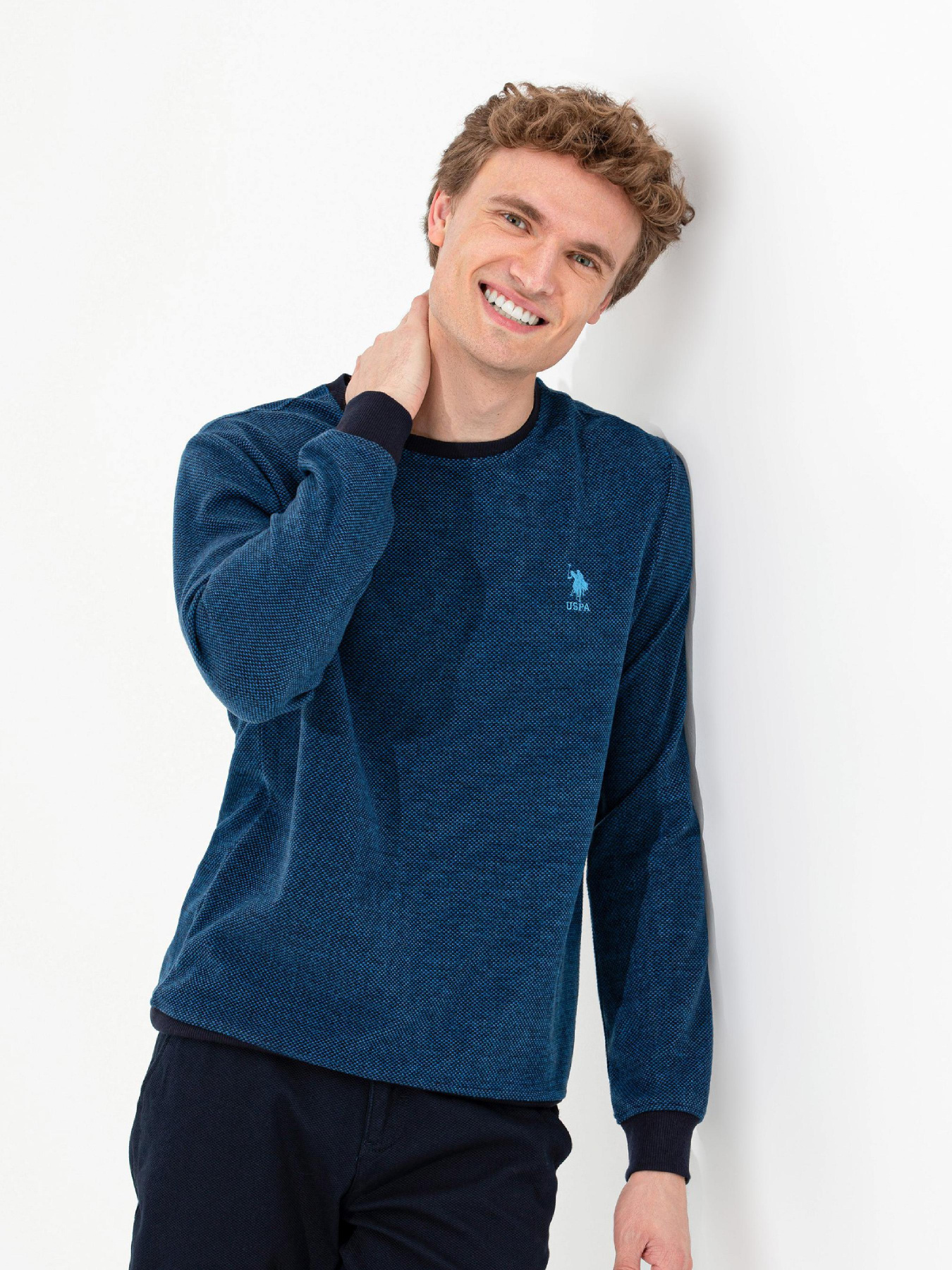 Свитшот US Polo модель G081SZ082.000.1454803.VR033 Фото