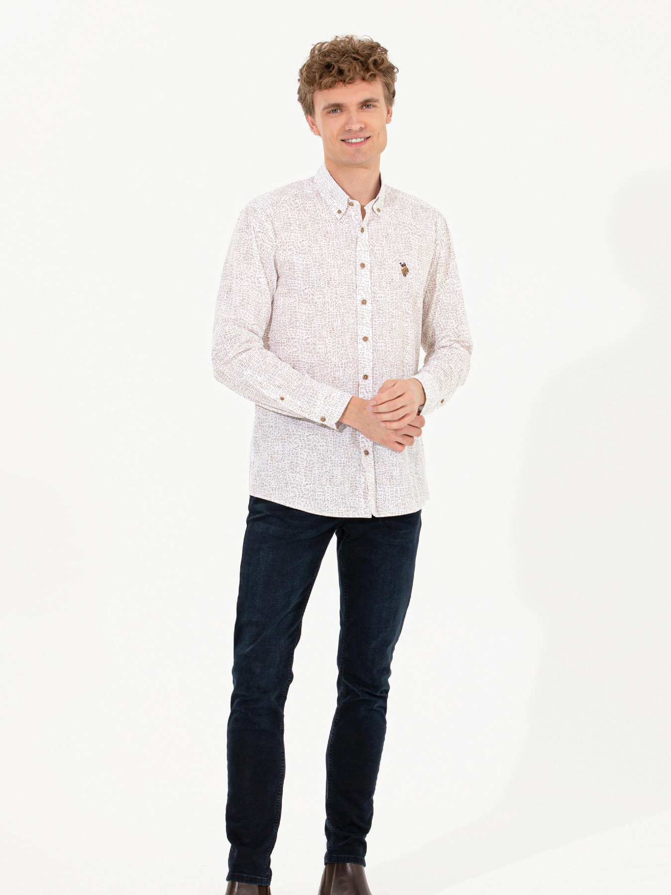 Рубашка US Polo модель G081SZ004.000.1457162.VR049 Фото