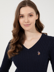 Джемпер US Polo модель G082SZ0TK.000.1430184.VR033 Джемпер US Polo модель G082SZ0TK.000.1430184.VR033 Фото