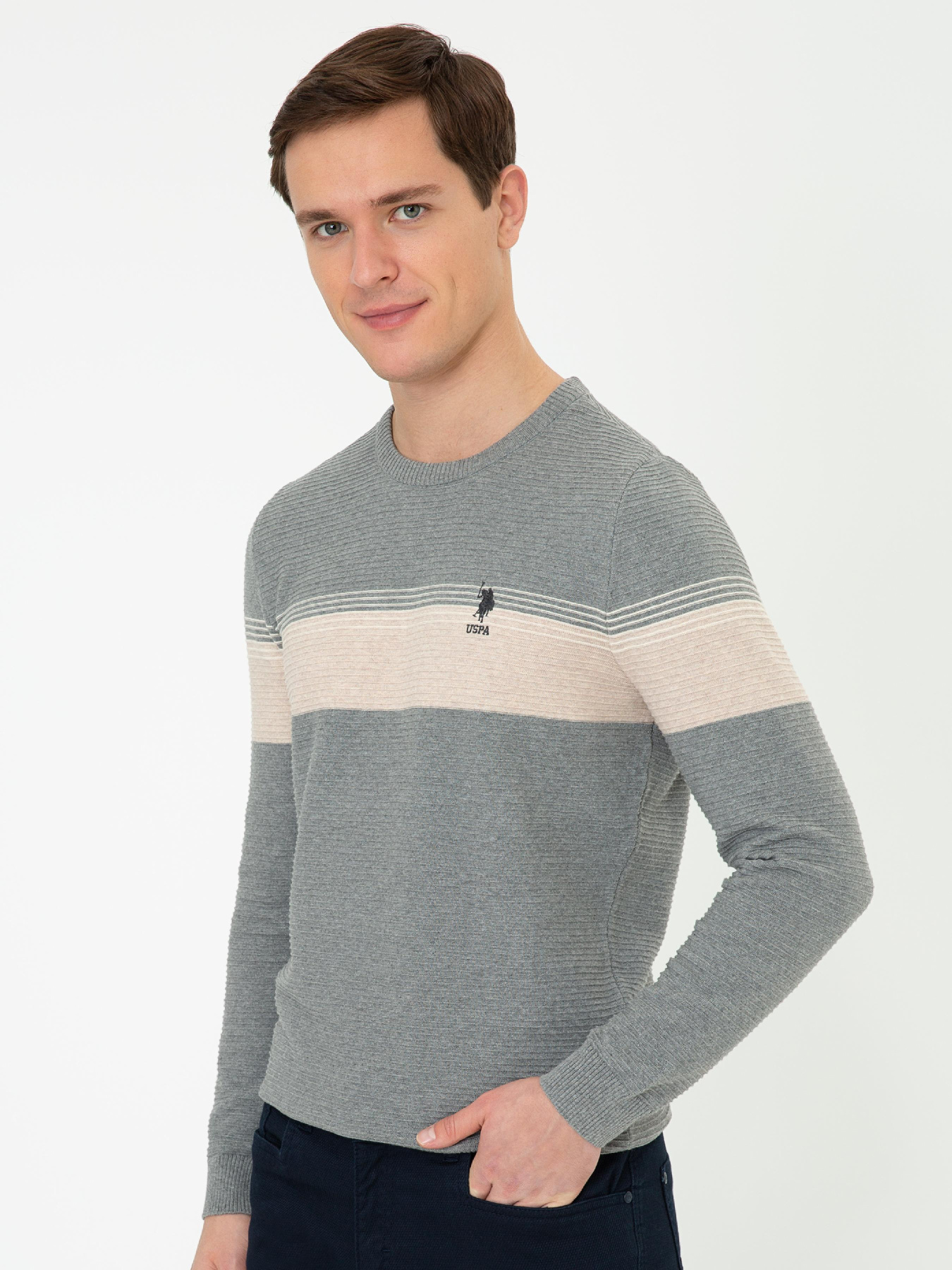 Джемпер US Polo модель G081GL0TK.000.1255827.VR086 Фото