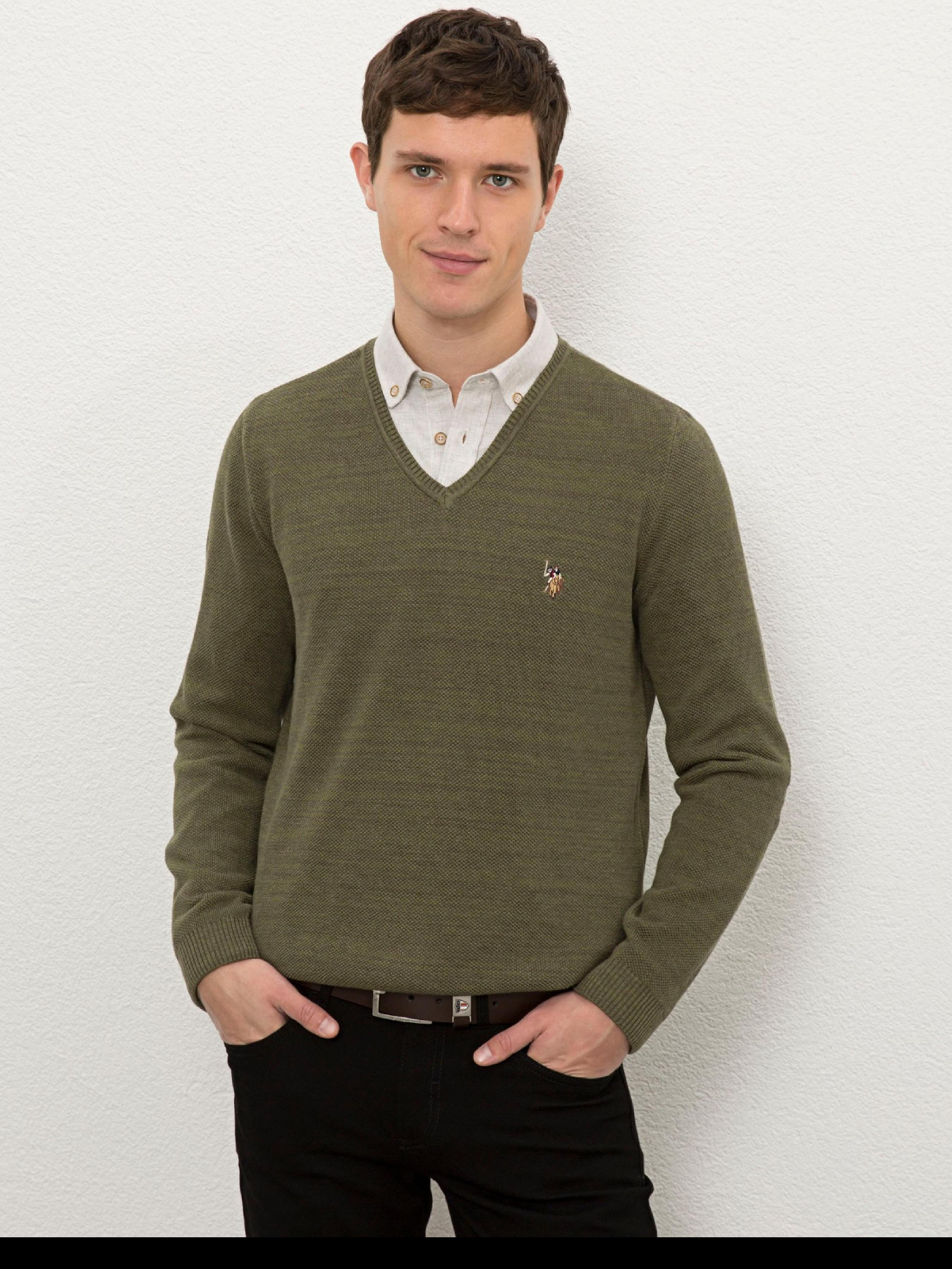 Джемпер US Polo модель G081SZ0TK.000.1091312.VR126 Фото