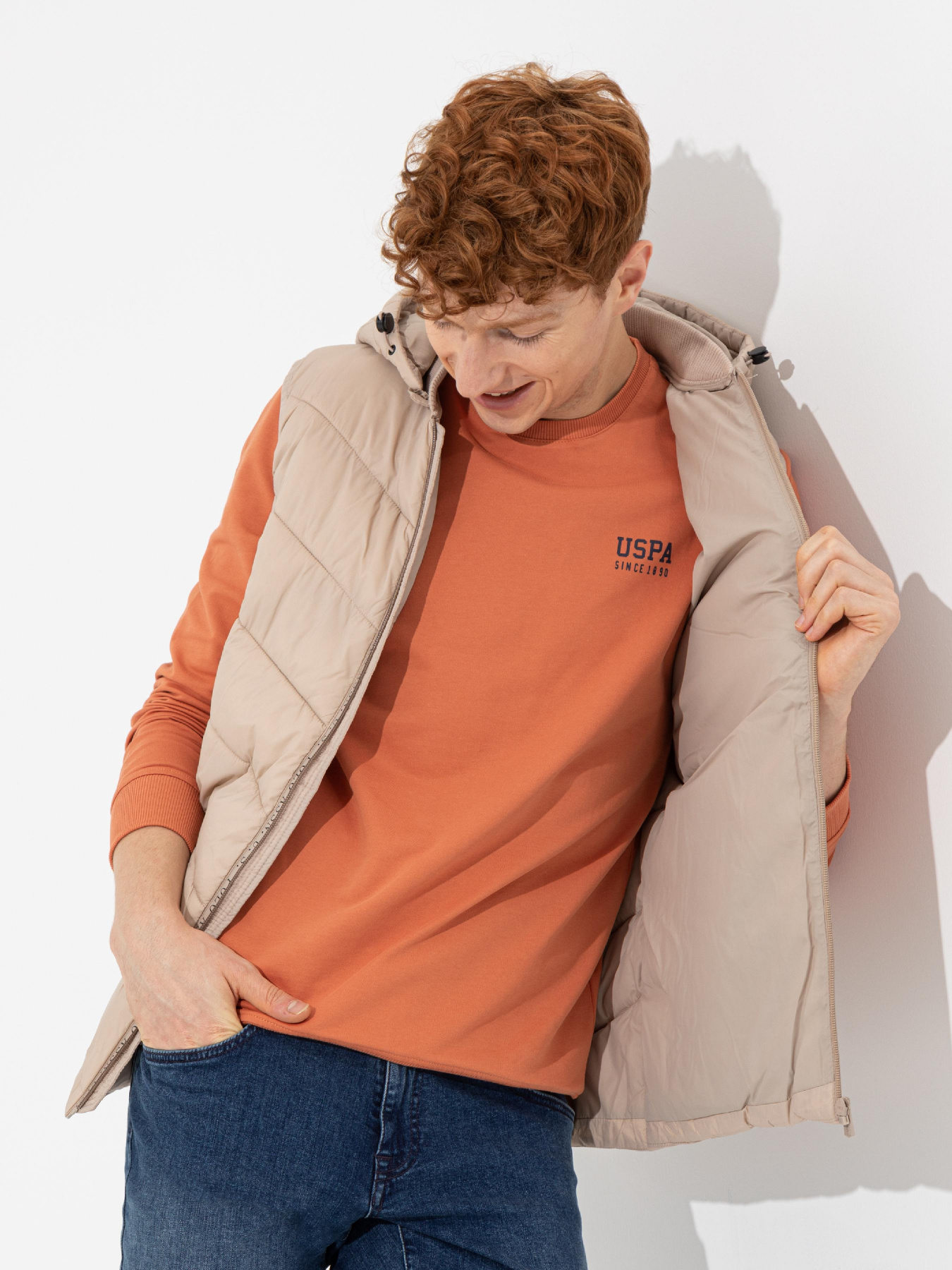 Жилет з утеплювачем US Polo модель G081SZ010.000.1442997.VR049 Фото