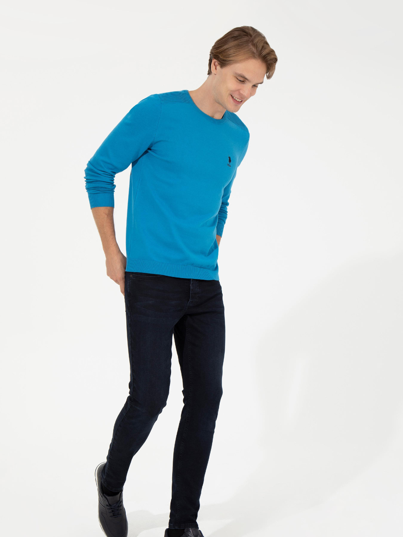 Джемпер US Polo модель G081SZ0TK.000.1428974.VR077 Фото