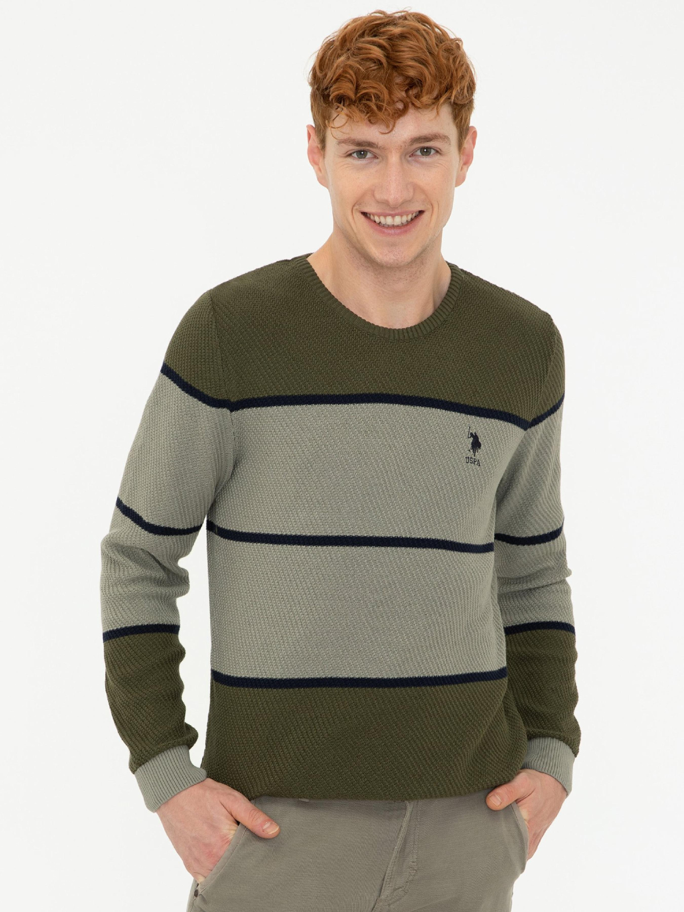 Джемпер US Polo модель G081SZ0TK.000.1261767.VR027 Фото