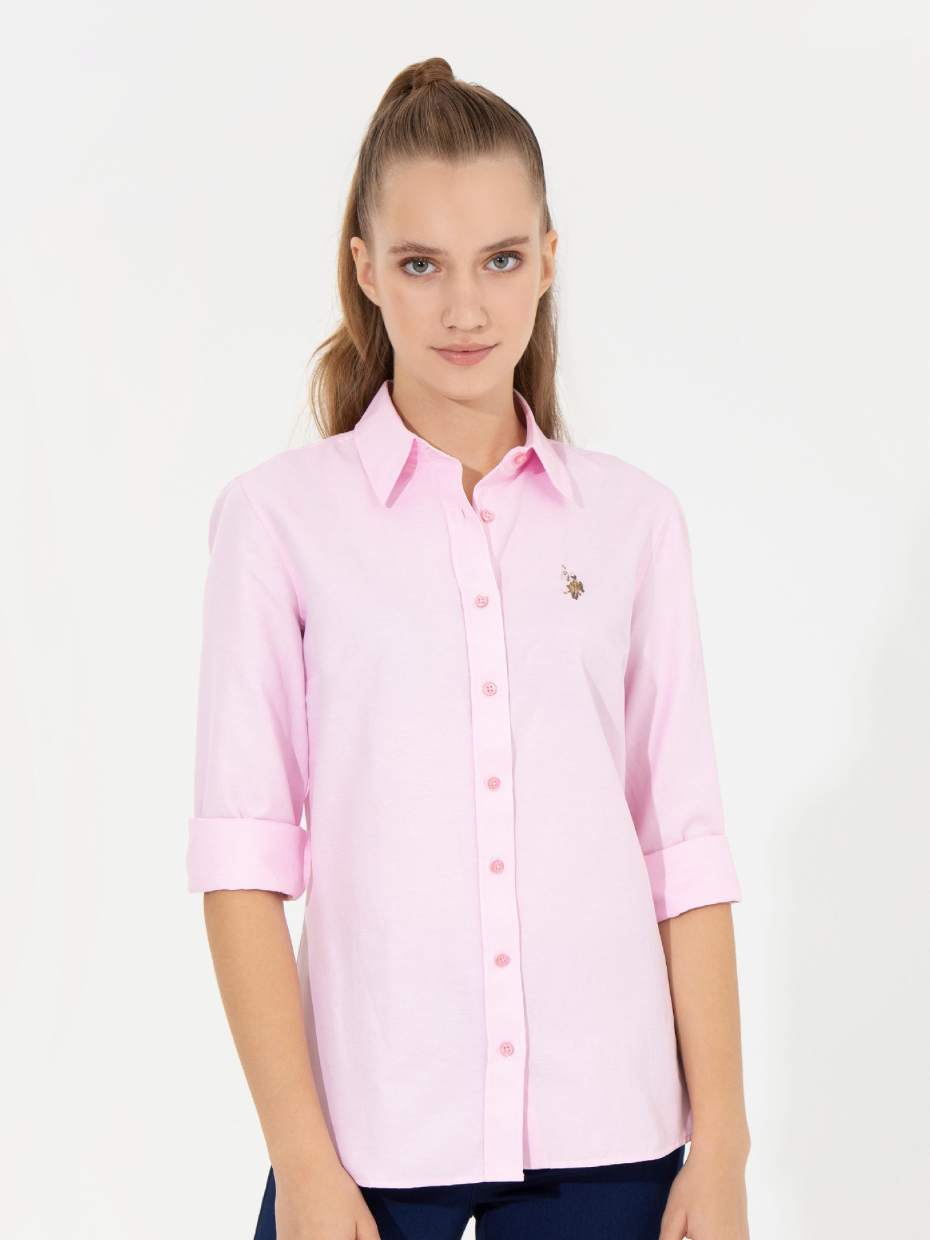 Рубашка US Polo модель G082GL004.000.1450242.VR078 Фото