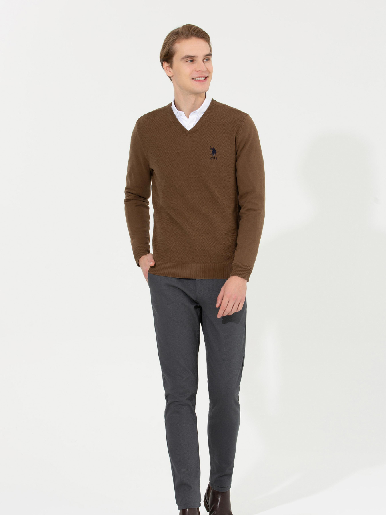 Джемпер US Polo модель G081SZ0TK.000.1428940.VR153 Фото