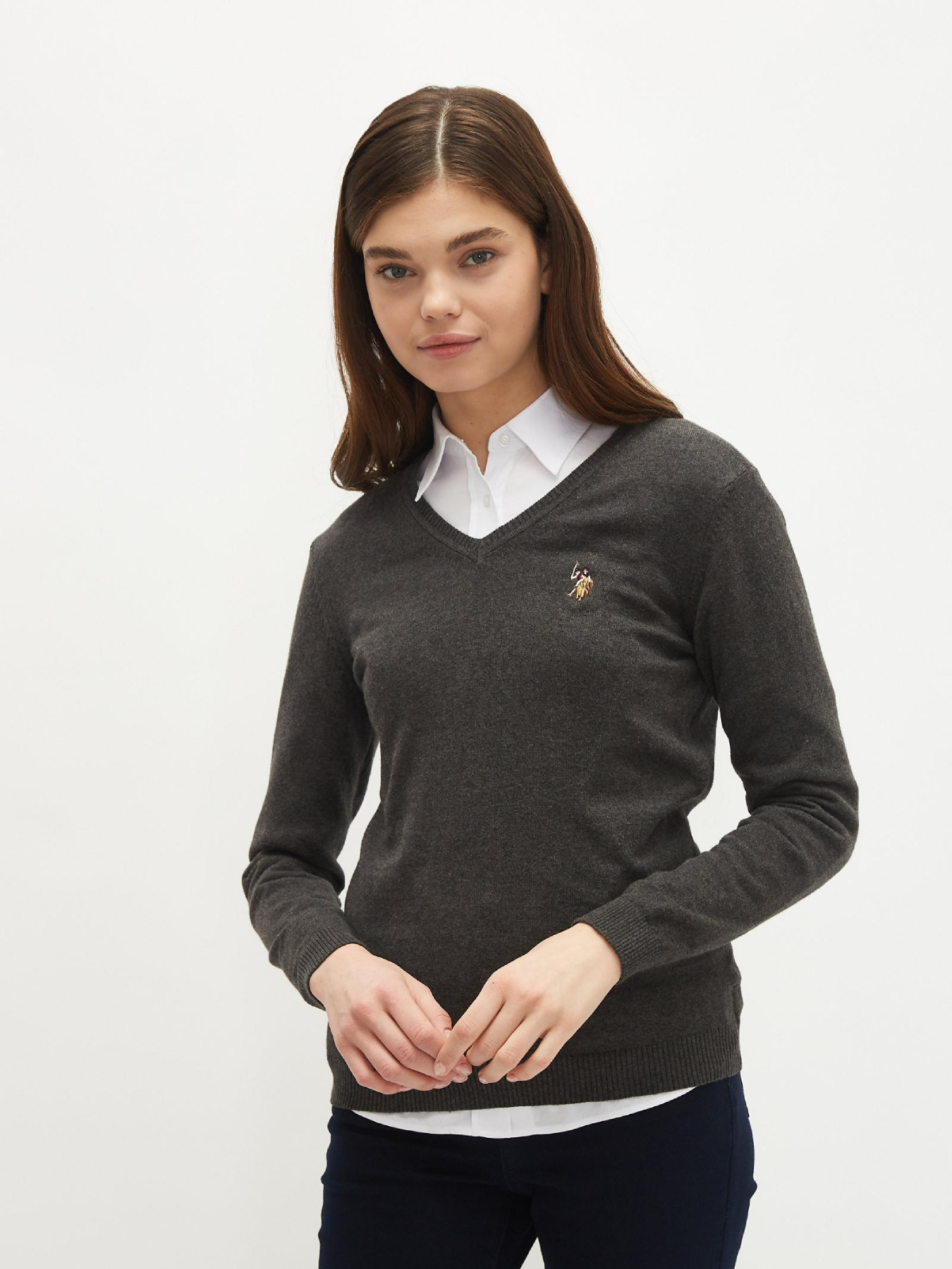 Джемпер US Polo модель G082SZ0TK.000.1260380.VR081 Фото