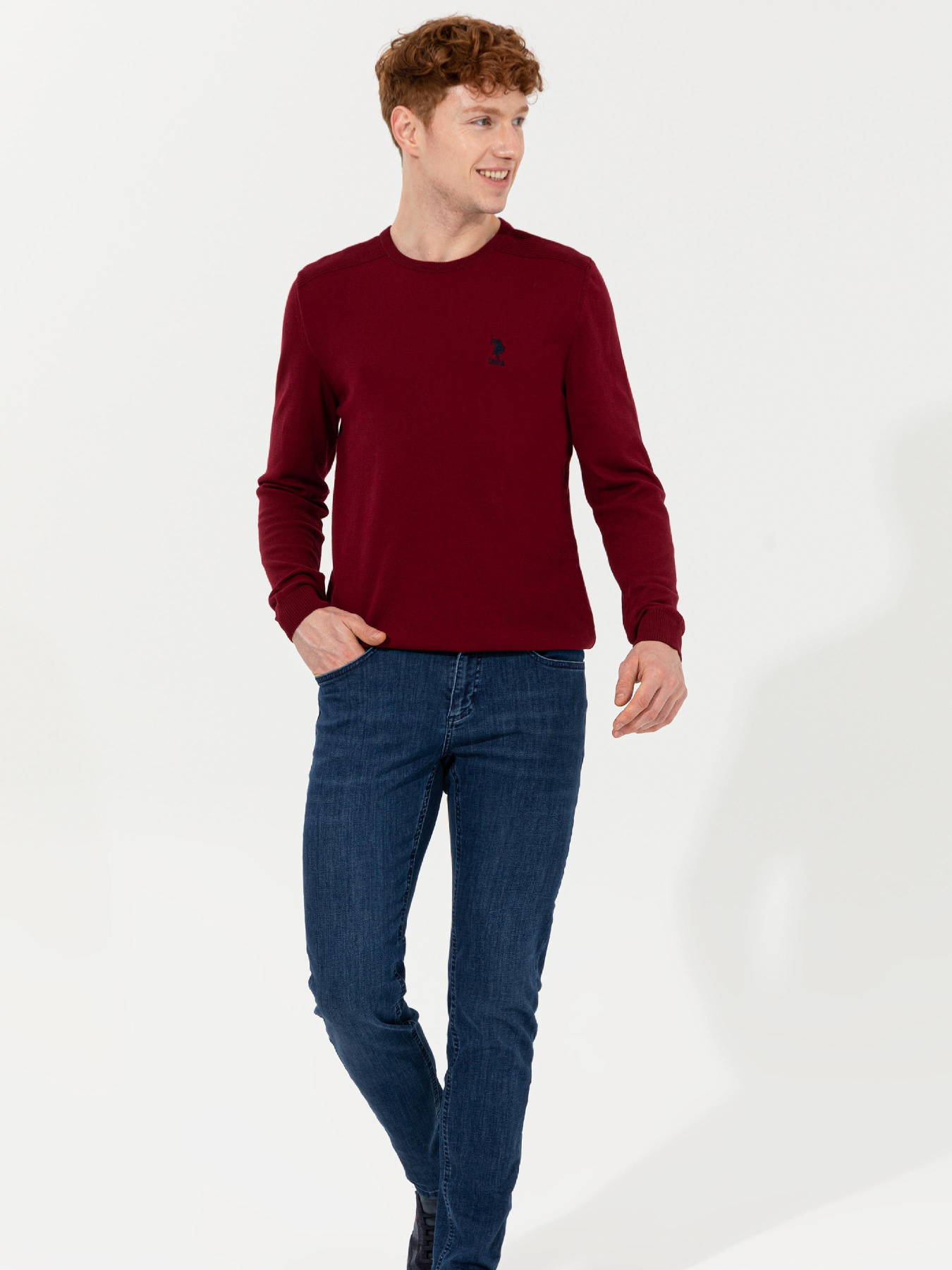 Джемпер US Polo модель G081SZ0TK.000.1428974.VR014 Джемпер US Polo модель G081SZ0TK.000.1428974.VR014 Фото