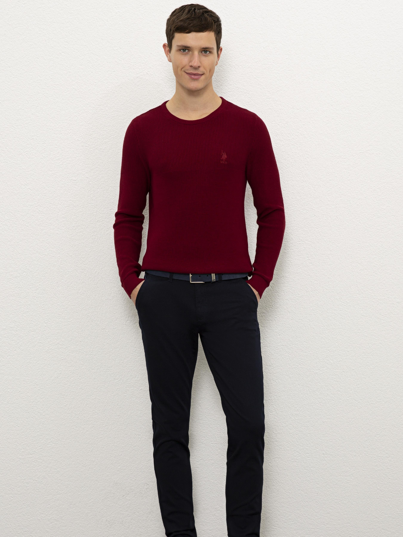 Джемпер US Polo модель G081GL0TK.000.1056212.VR014 Фото