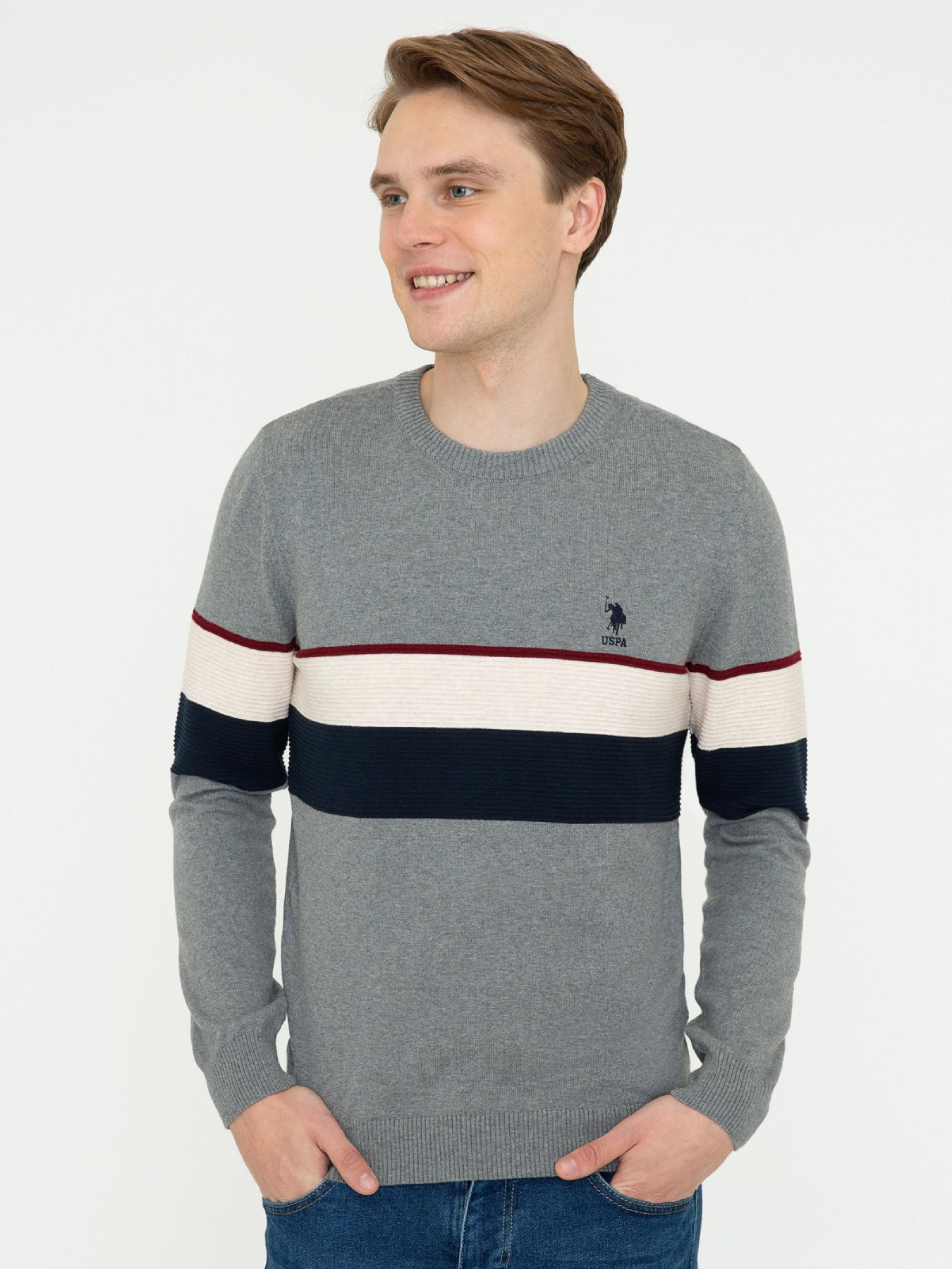 Джемпер US Polo модель G081SZ0TK.000.1261437.VR086 Фото