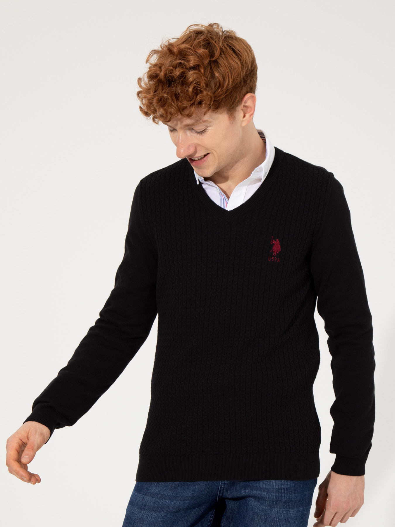 Джемпер US Polo модель G081GL0TK.000.1428982.VR046 Фото