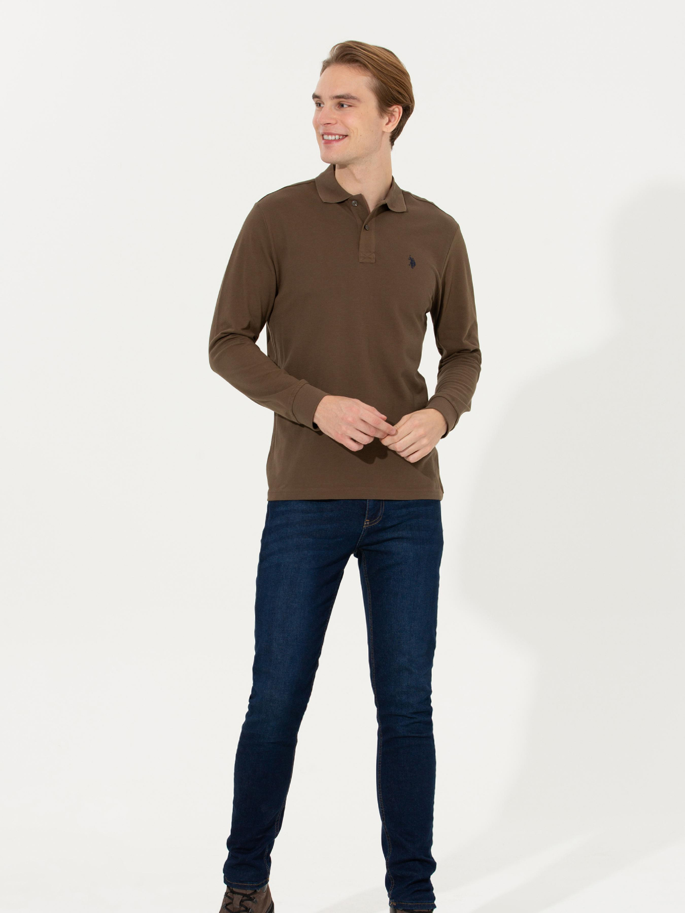 Лонгслів US Polo модель G081GL082.000.1451570.VR153 Фото