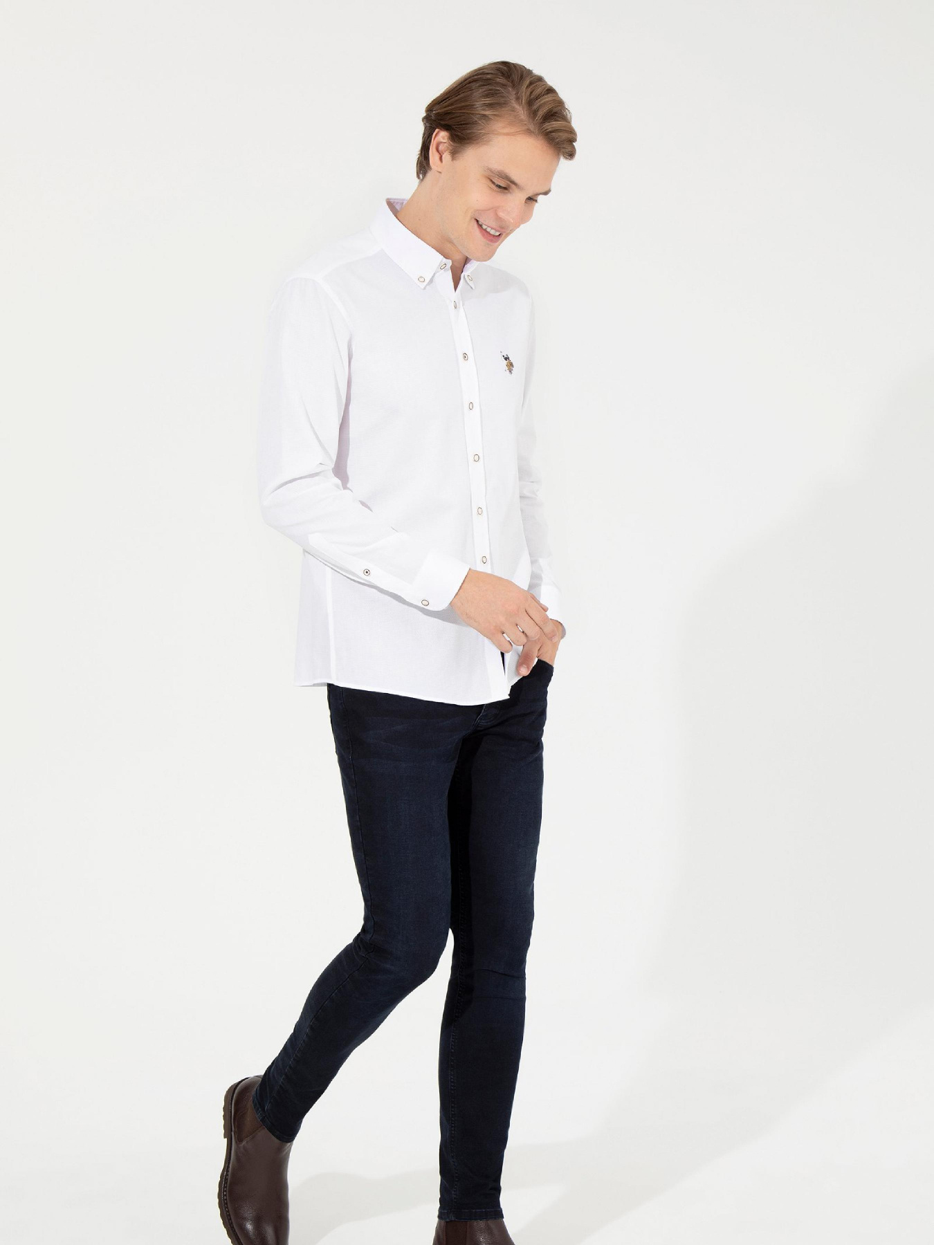 Сорочка повсякденна US Polo модель G081SZ004.000.1450307.VR013 Фото