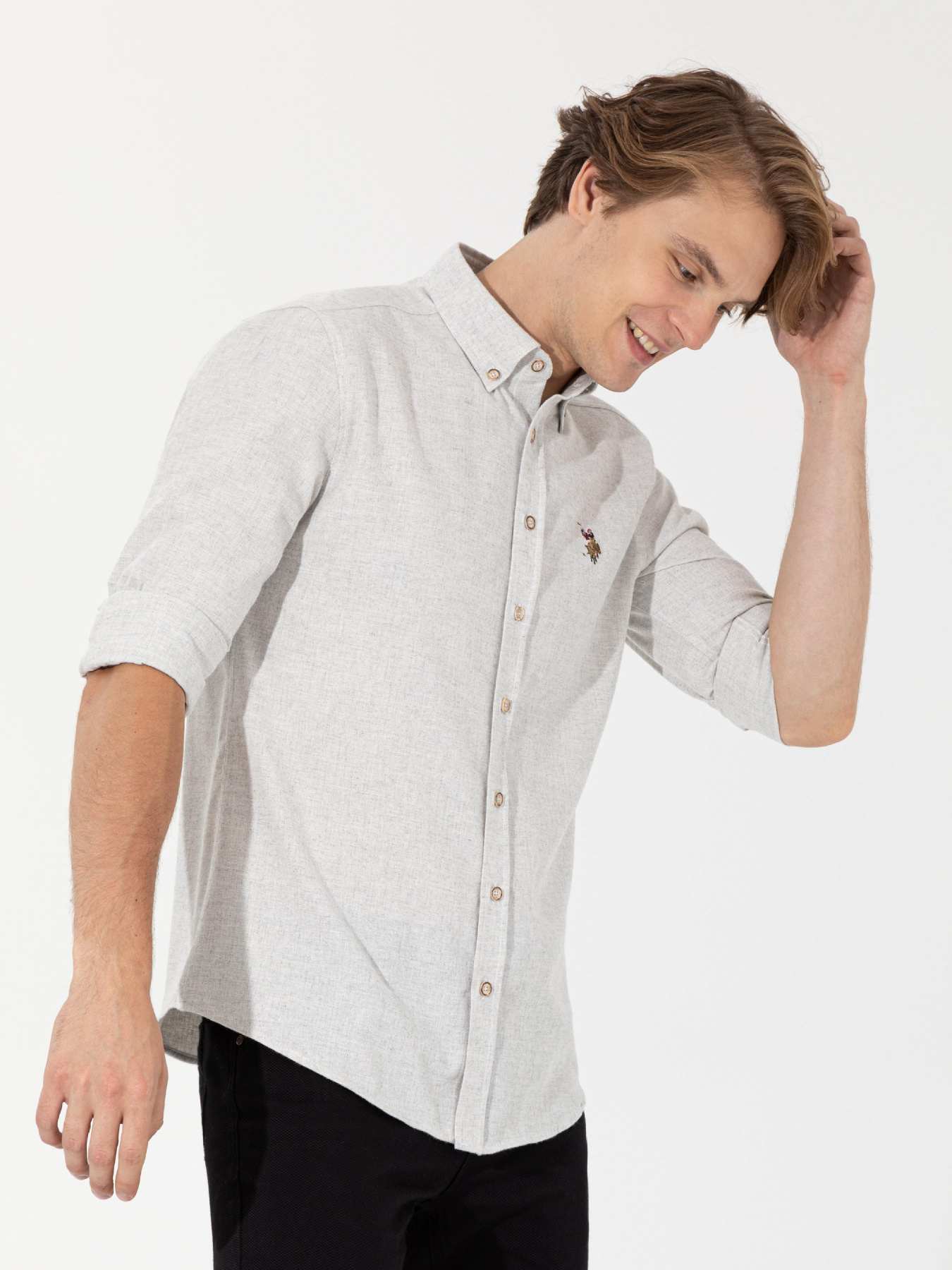 Рубашка US Polo модель G081SZ004.000.1450251.VR019 Фото