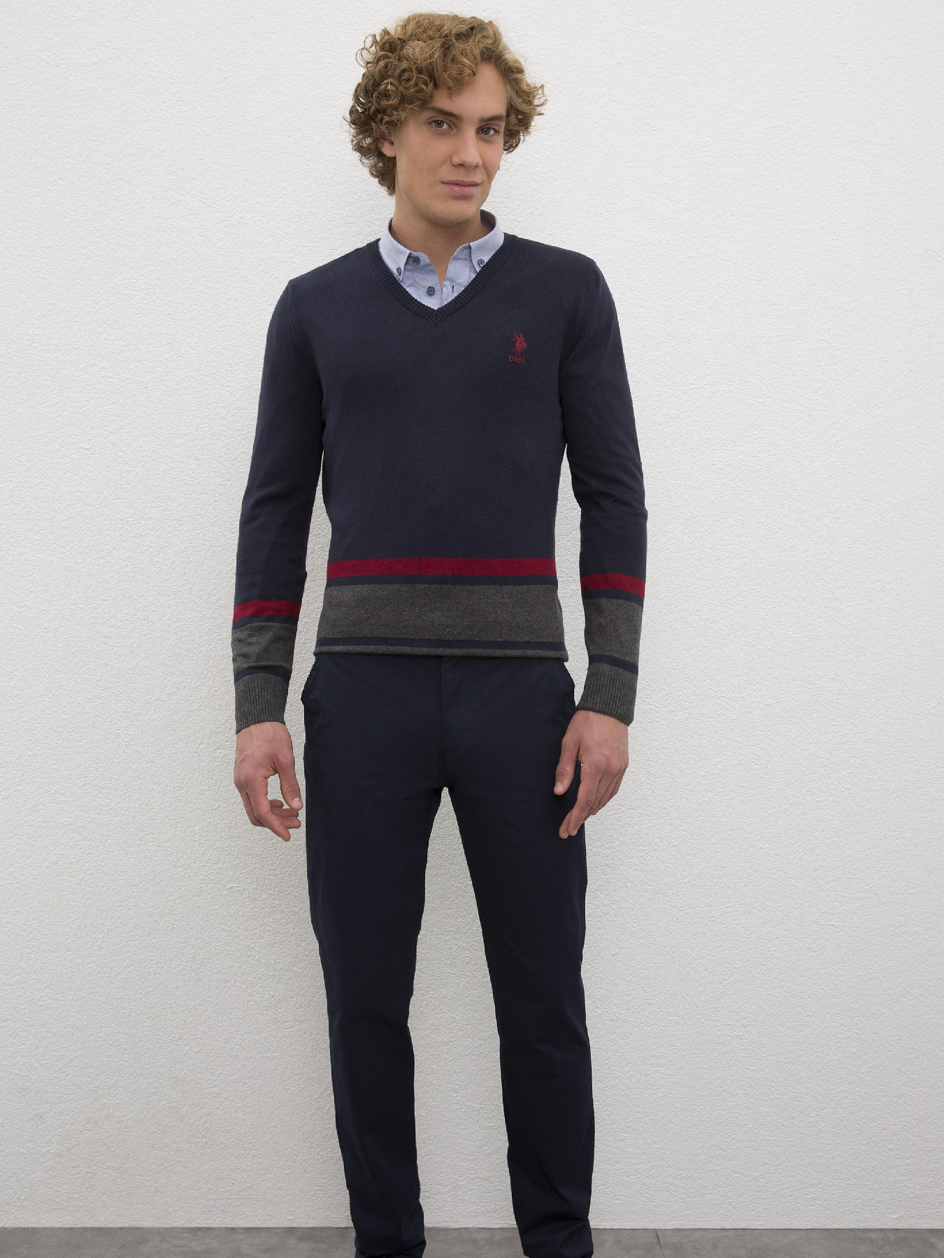 Джемпер US Polo модель G081GL0TK.000.809966.VR033 Фото