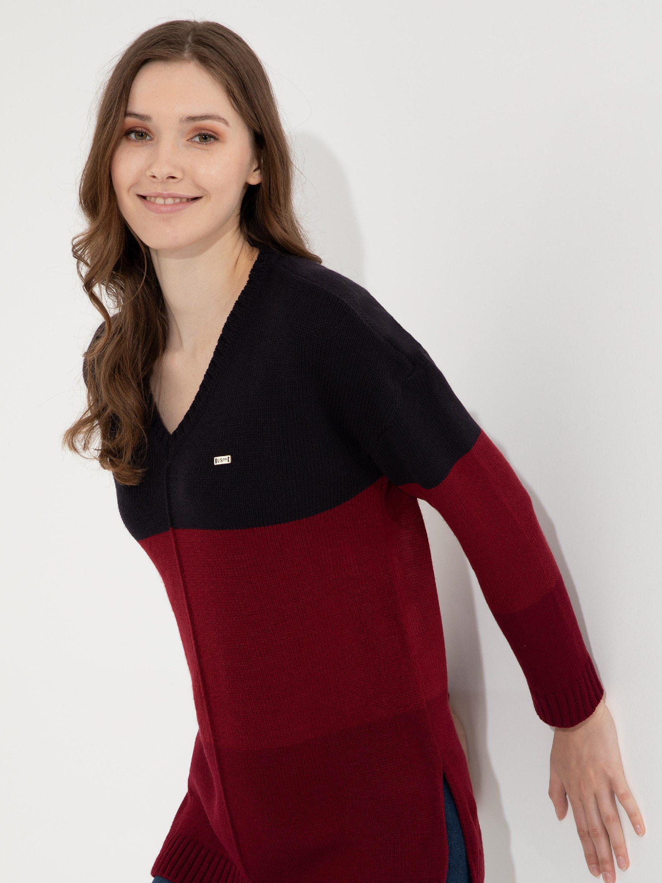 Джемпер US Polo модель G082GL0TK.000.1430152.VR033 Фото