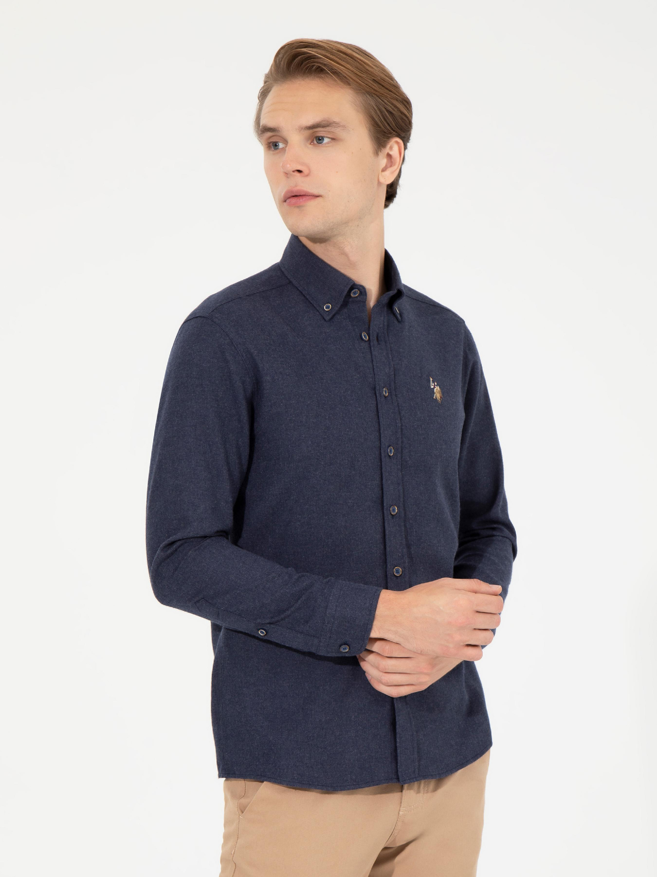 Рубашка US Polo модель G081SZ004.000.1450251.VR033 Фото