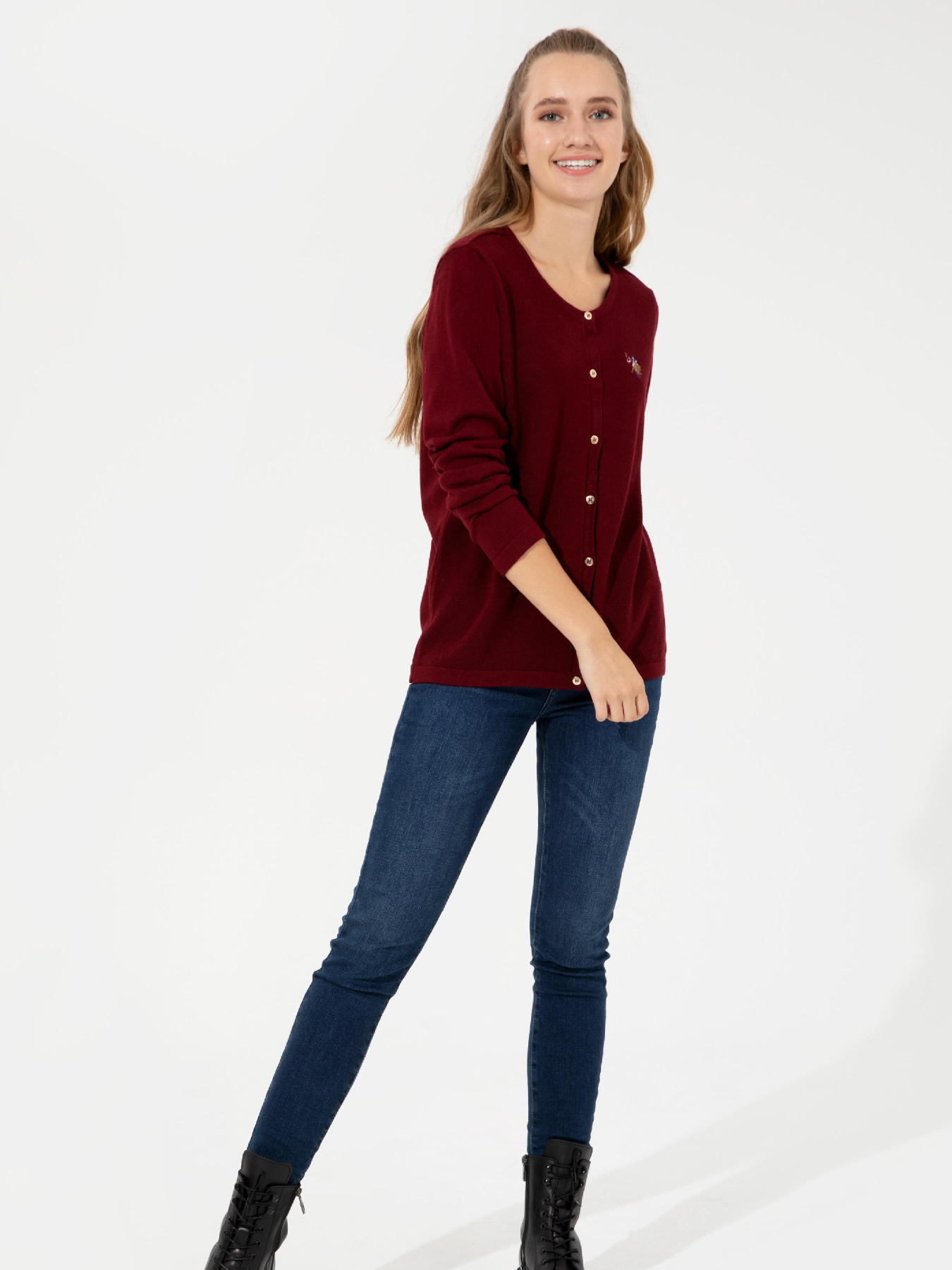 Кардиган US Polo модель G082SZ0TH.000.1430172.VR014 Фото