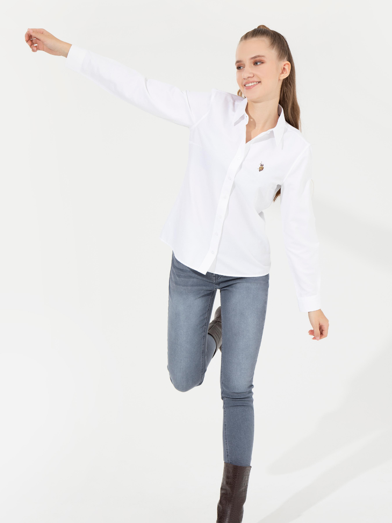 Рубашка US Polo модель G082GL004.000.1450242.VR013 Фото