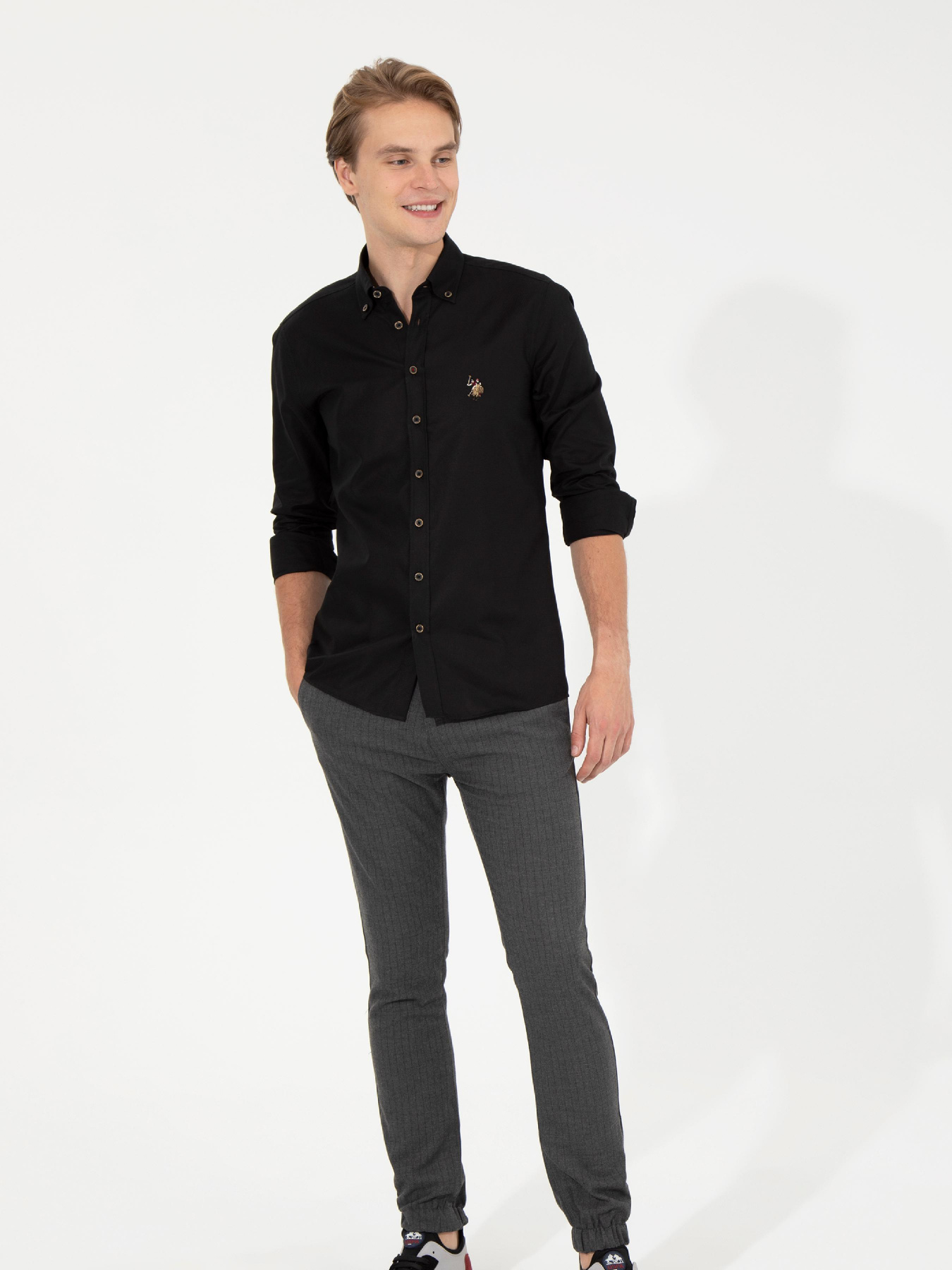 Рубашка повседневная US Polo модель G081SZ004.000.1450307.VR046 Фото