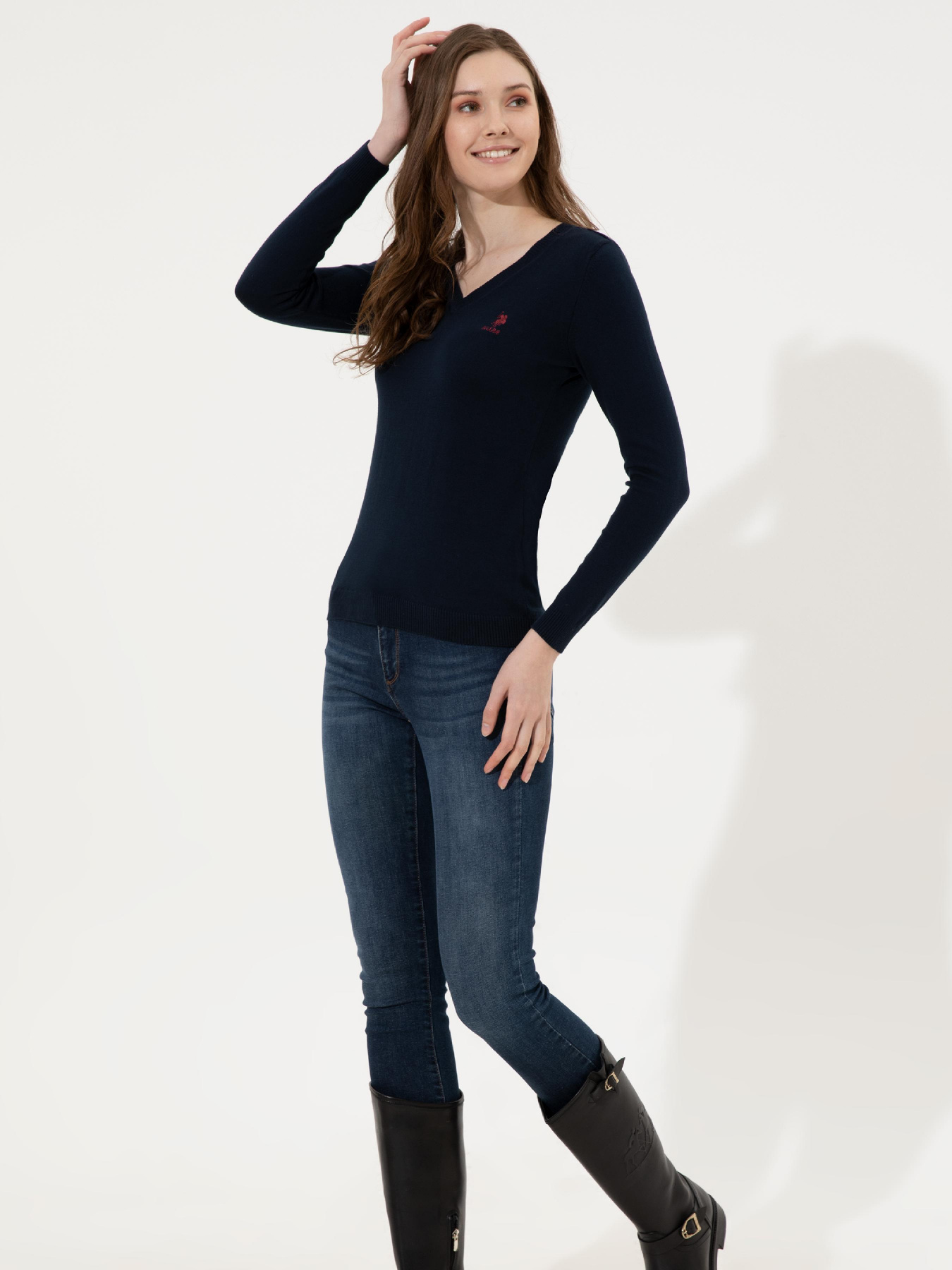 Джемпер US Polo модель G082GL0TK.000.1430189.VR033 Фото