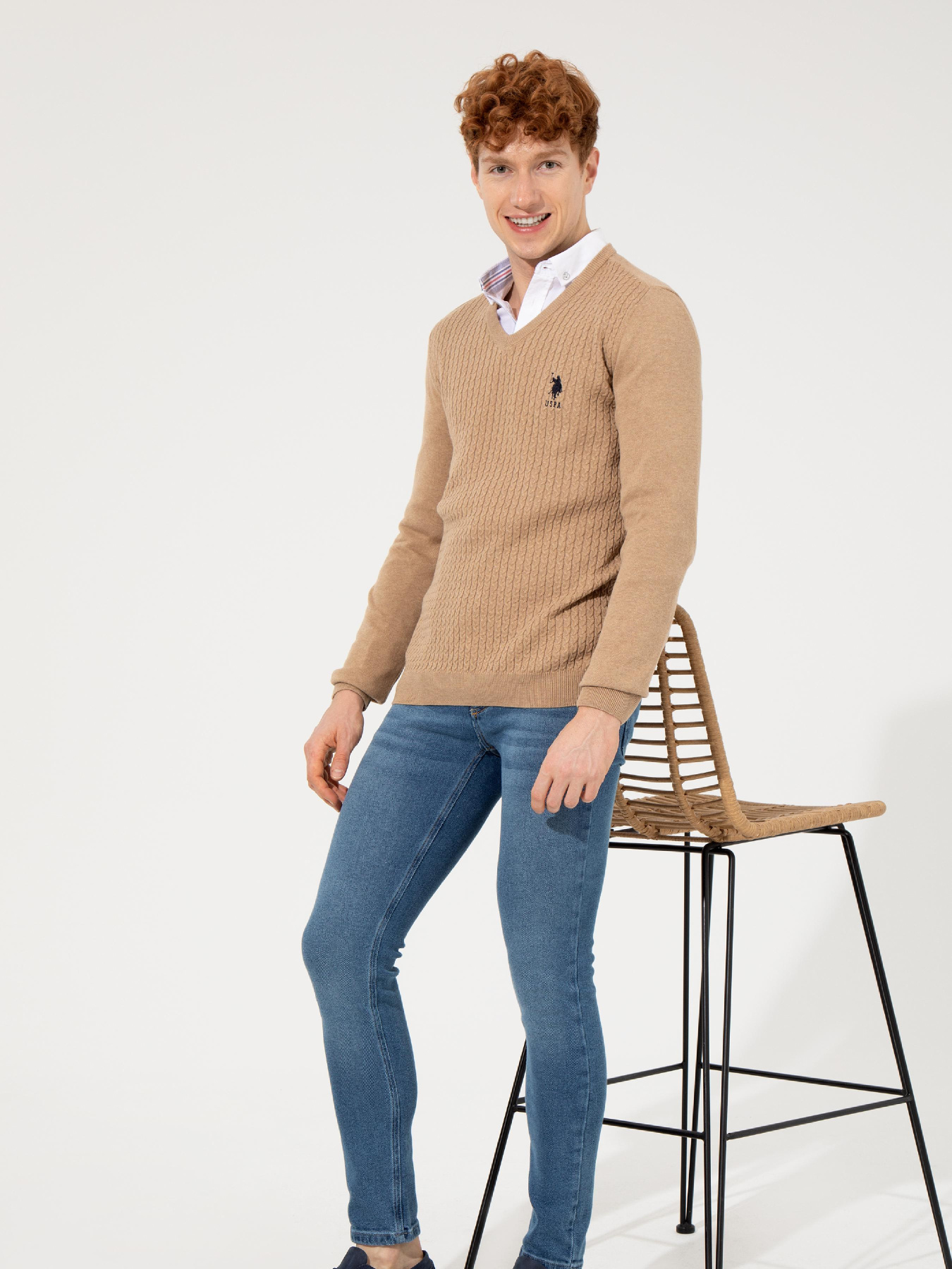 Джемпер US Polo модель G081GL0TK.000.1428982.VR122 Джемпер US Polo модель G081GL0TK.000.1428982.VR122 Фото