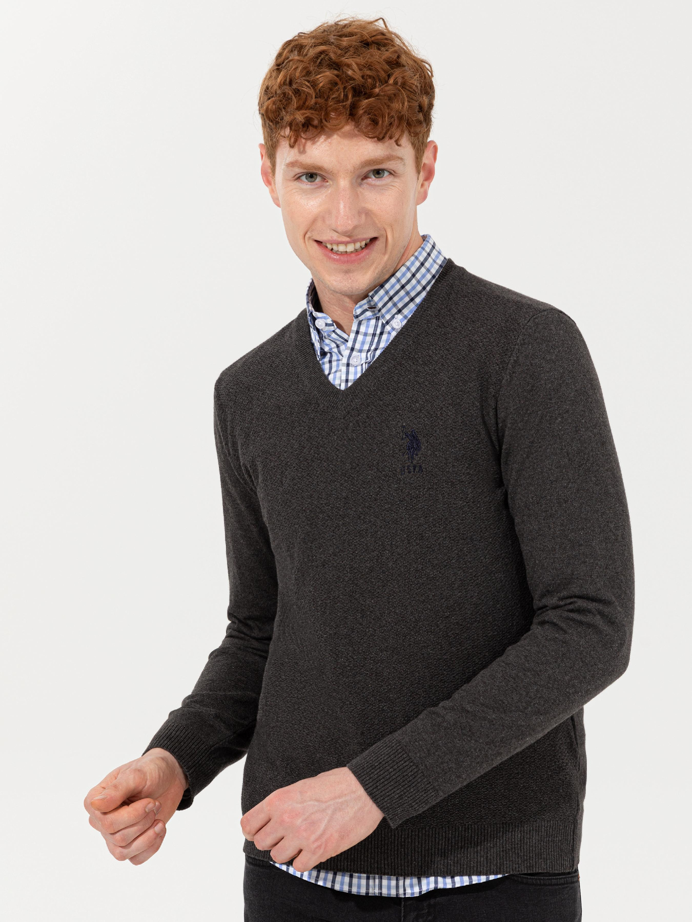 Джемпер US Polo модель G081SZ0TK.000.1428940.VR081 Джемпер US Polo модель G081SZ0TK.000.1428940.VR081 Фото