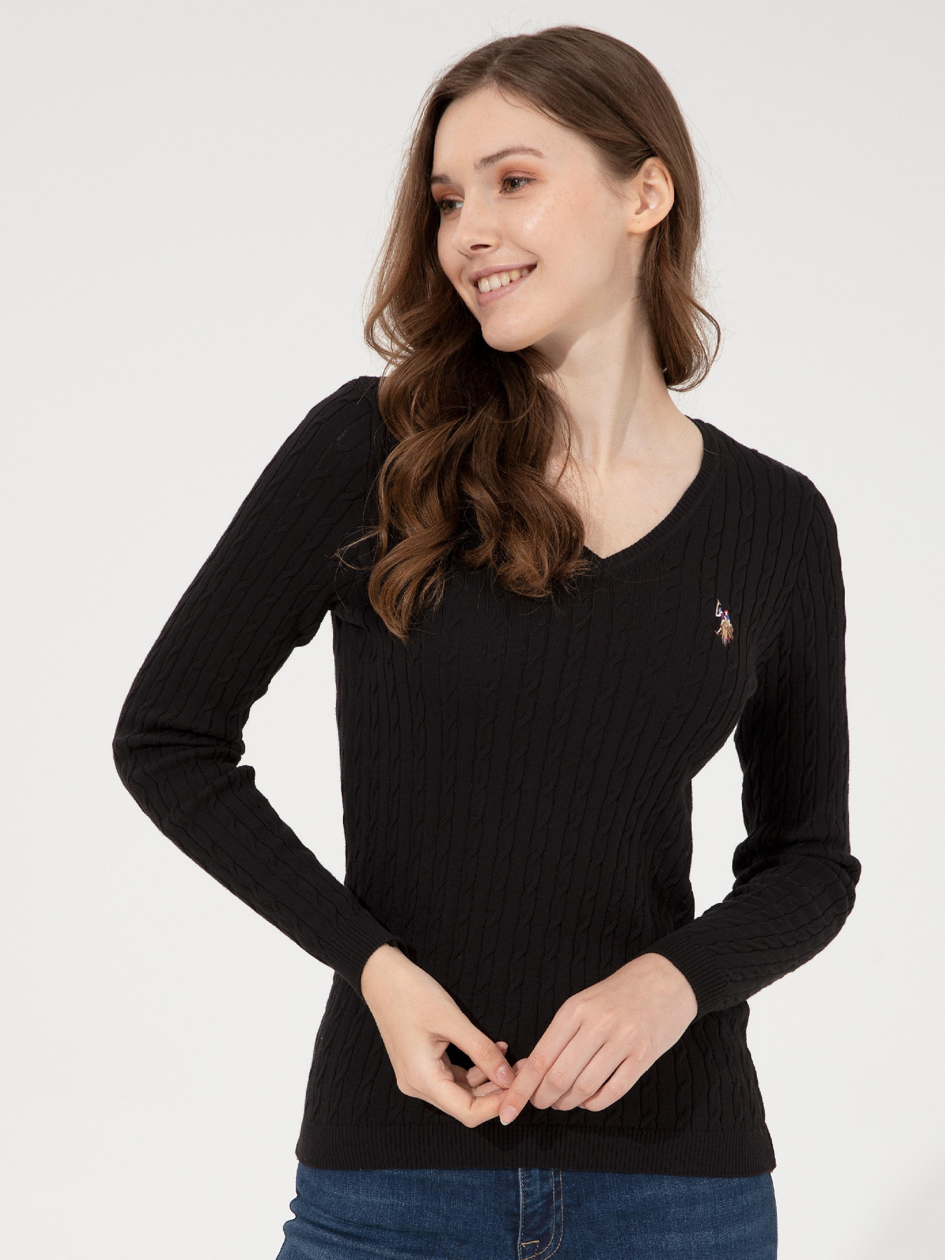 Джемпер US Polo модель G082SZ0TK.000.1430184.VR046 Фото