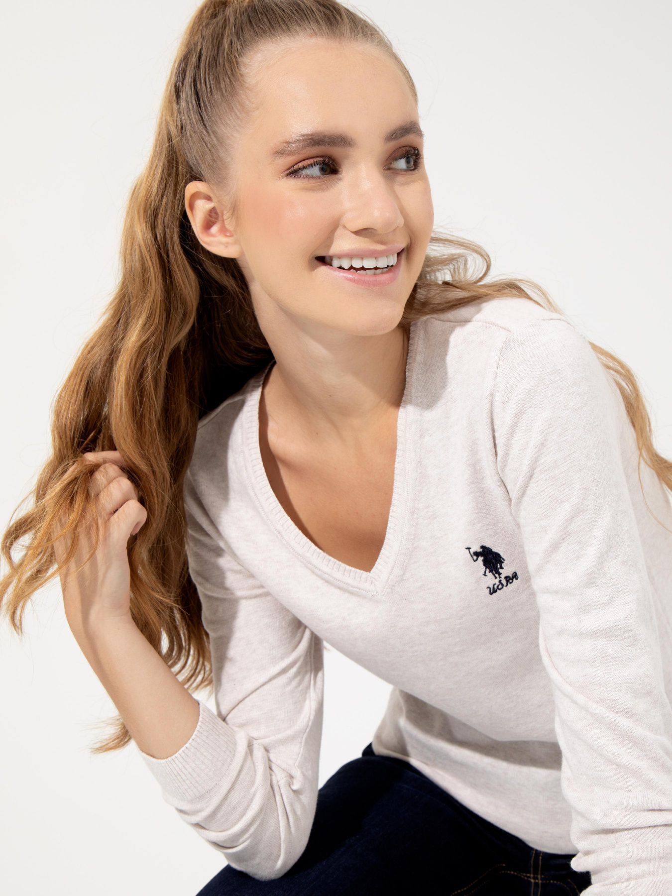 Джемпер US Polo модель G082GL0TK.000.1430189.VR159 Фото