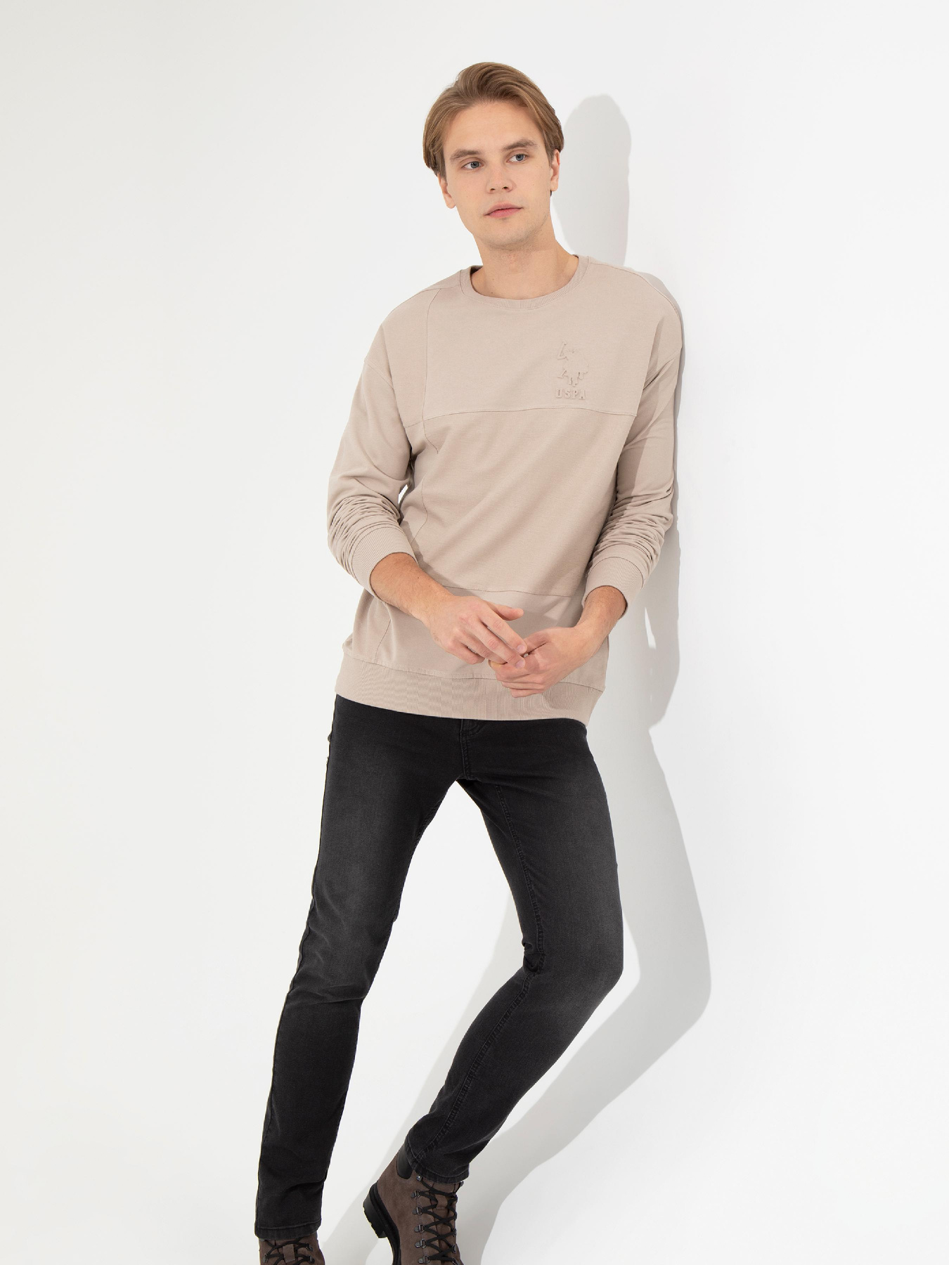 Свитшот US Polo модель G081SZ082.000.1454756.VR049 Фото