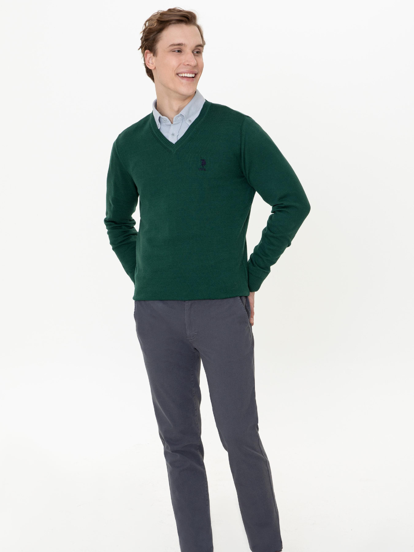 Джемпер US Polo модель G081GL0TK.000.1260040.VR054 Фото