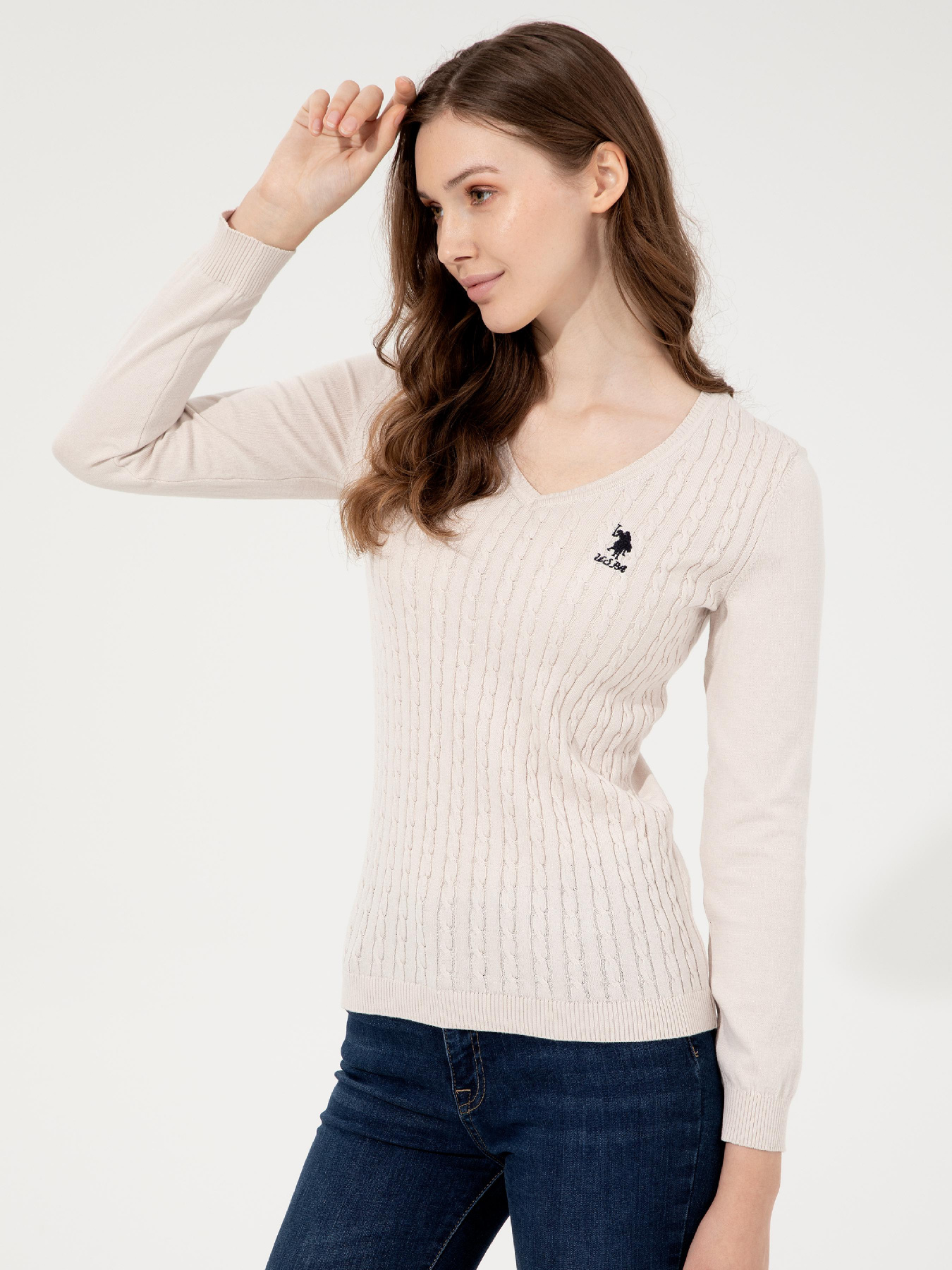 Джемпер US Polo модель G082GL0TK.000.1430193.VR071 Фото