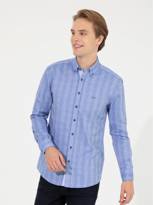 Рубашка повседневная US Polo модель G081SZ004.000.1450535.VR212 Фото