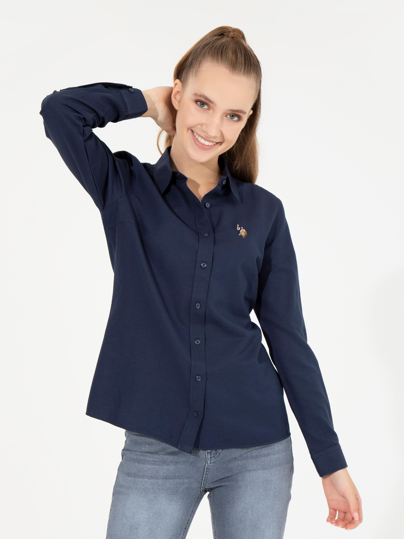 Рубашка US Polo модель G082GL004.000.1450242.VR033 Фото