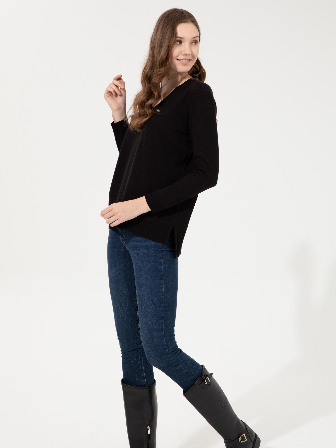 Джемпер US Polo модель G082SZ0TK.000.1430192.VR046 Джемпер US Polo модель G082SZ0TK.000.1430192.VR046 Фото