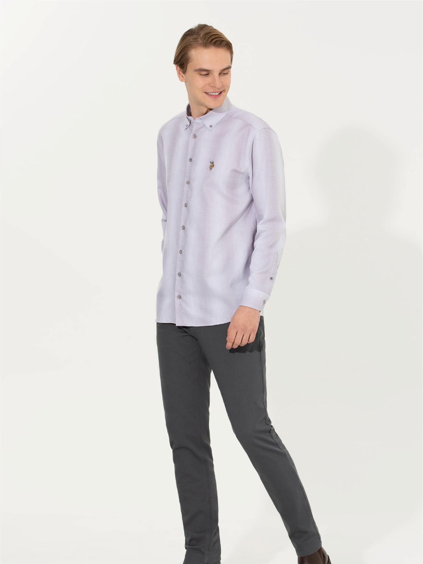 Рубашка US Polo модель G081GL078.000.1456065.VR006 Фото