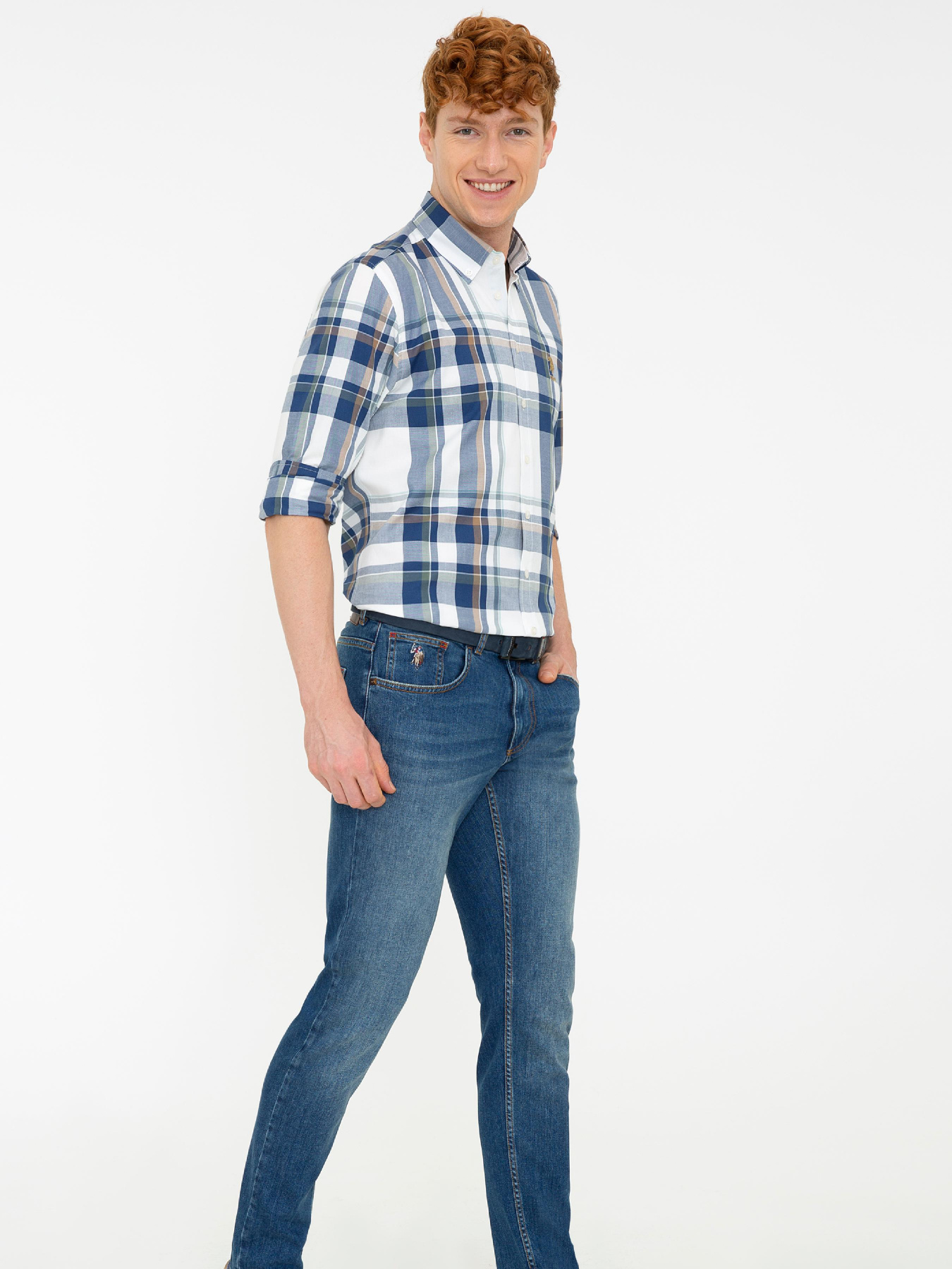 Зауженные джинсы US Polo модель G081SZ080.000.1261612.DN0022 Фото