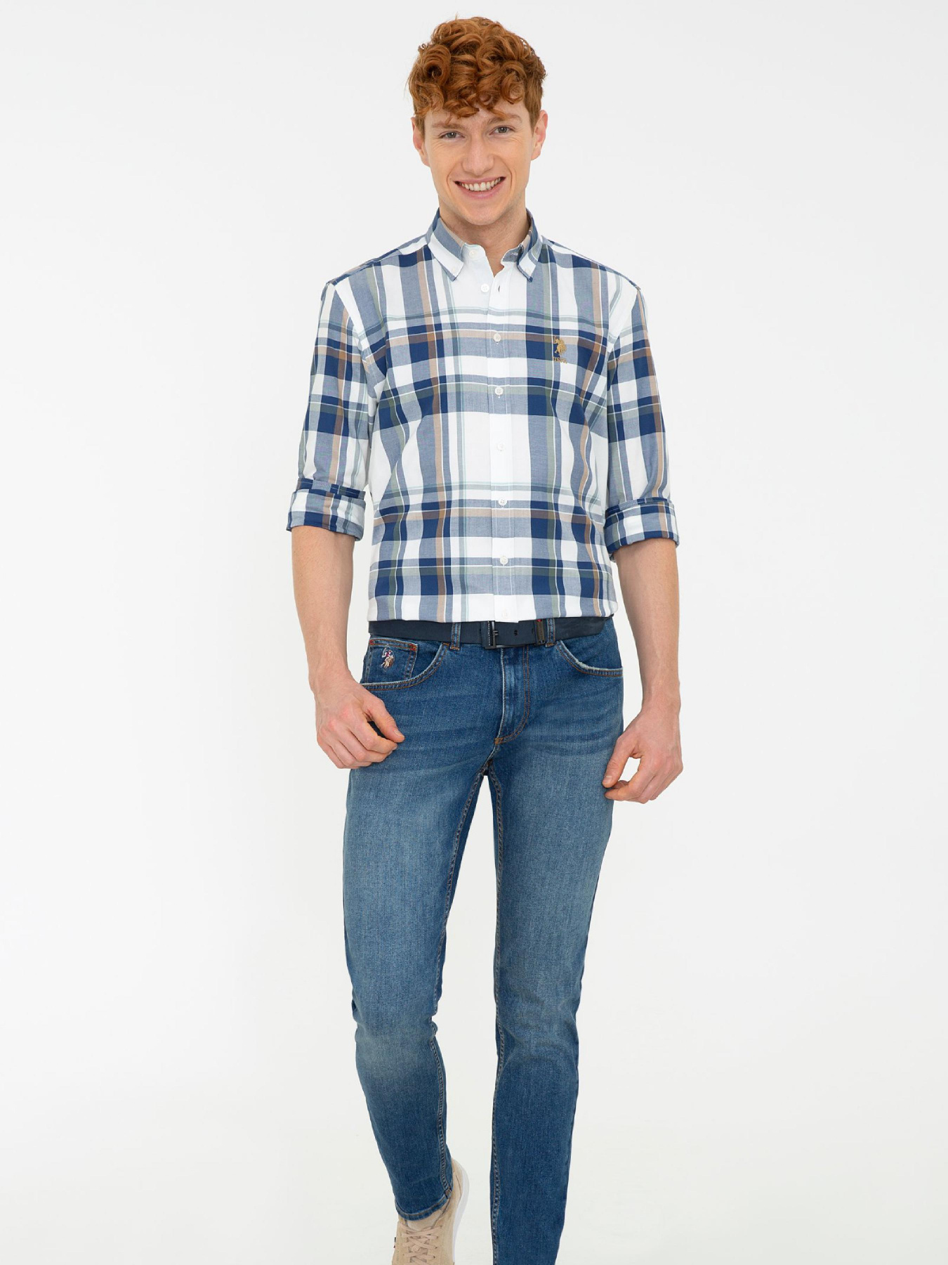 Зауженные джинсы US Polo модель G081SZ080.000.1261612.DN0022 Фото