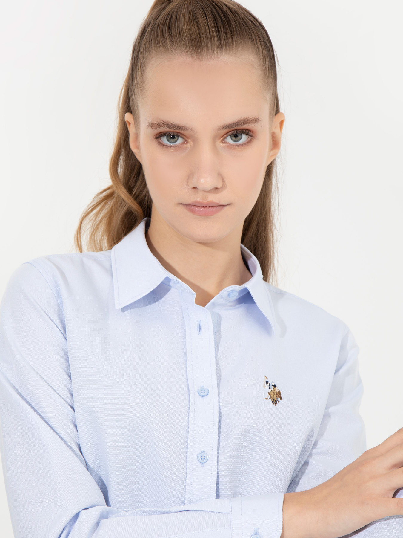 Рубашка US Polo модель G082GL004.000.1450242.VR003 Фото