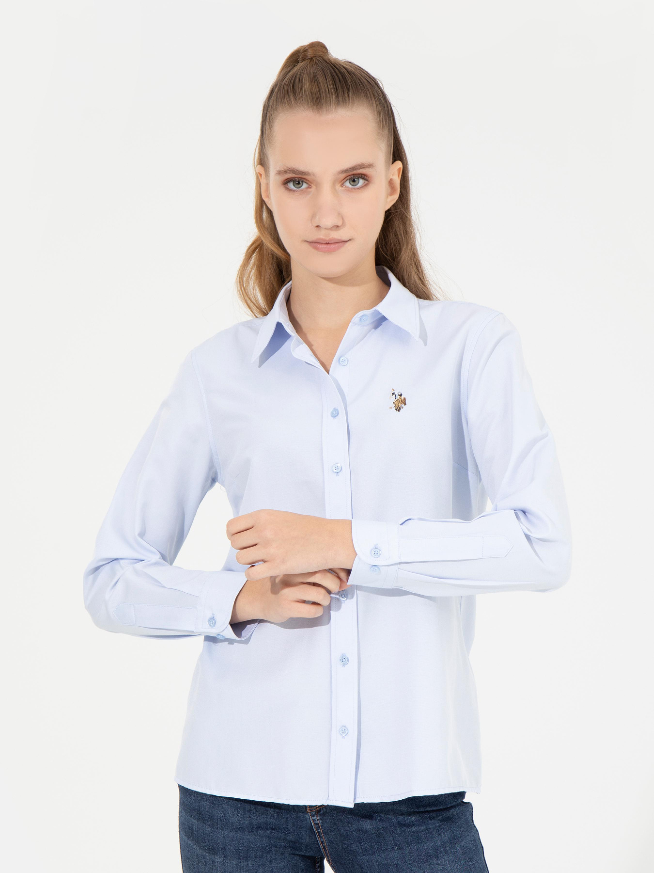 Рубашка US Polo модель G082GL004.000.1450242.VR003 Фото