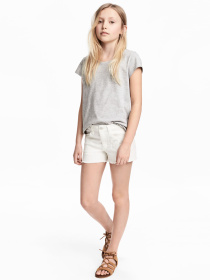 Шорты джинсовые H&M модель 10038725 Фото