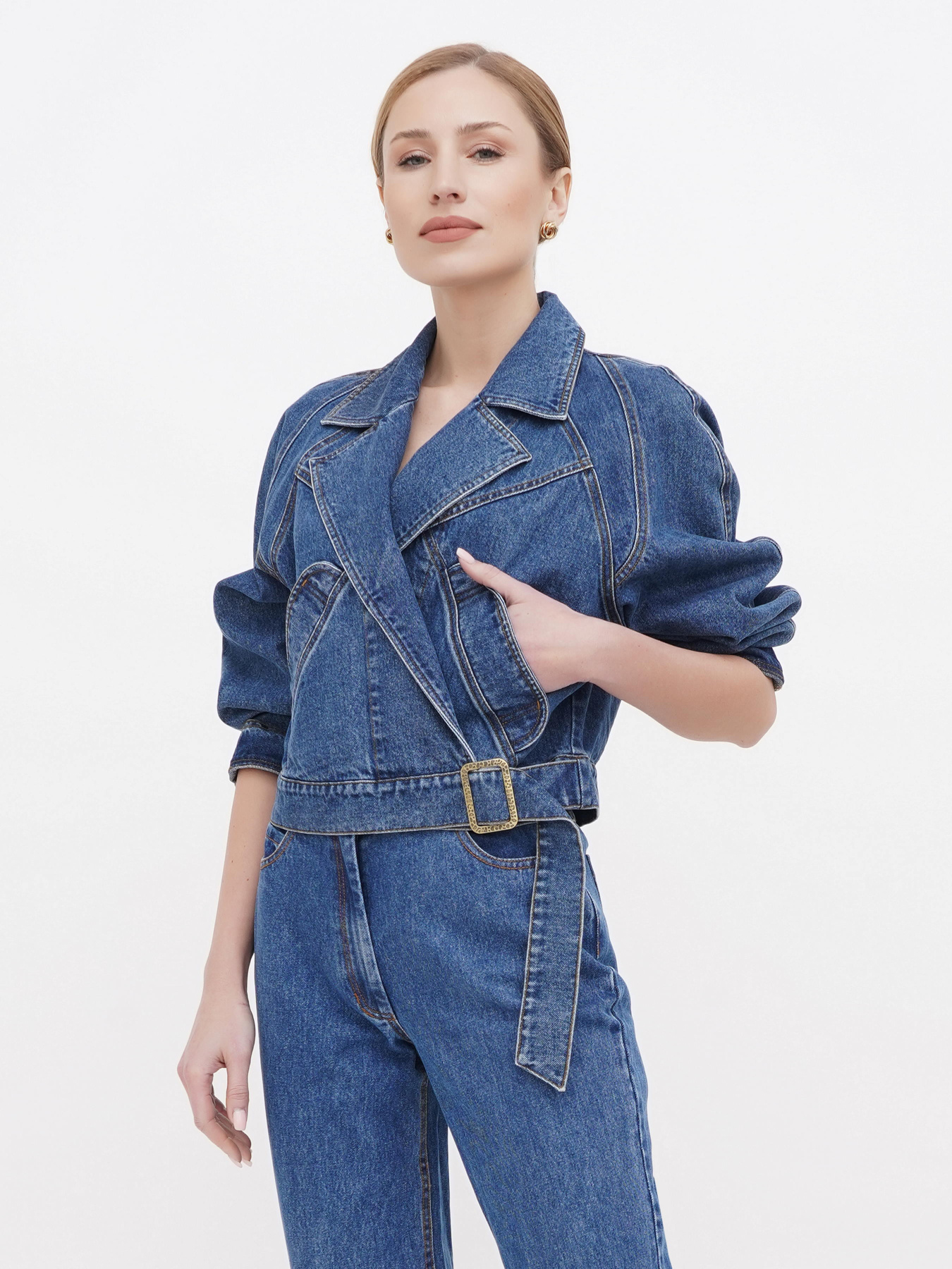 Джинсова куртка A.G.N.A модель AG-12003 Фото